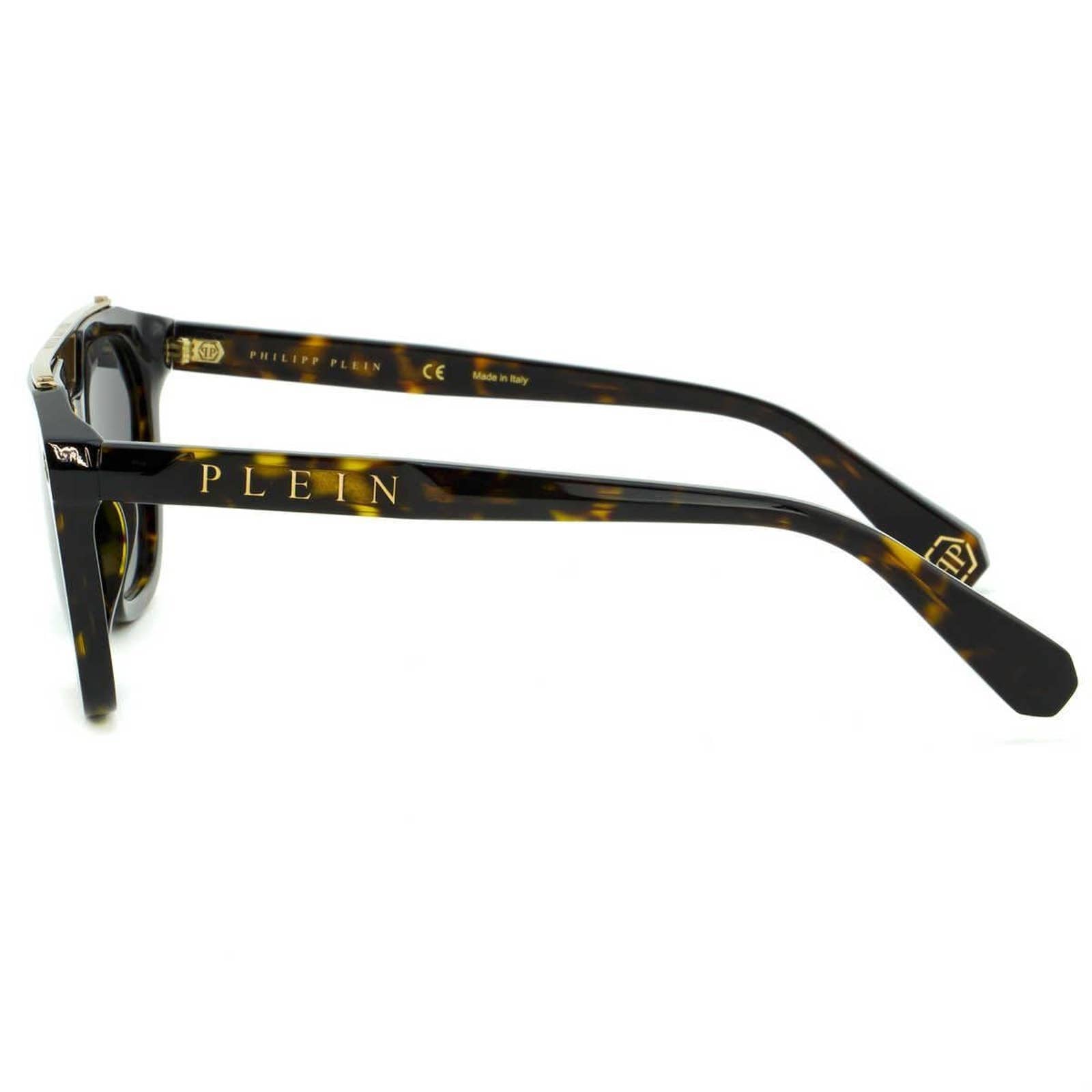 Men Havana Brown Square Pantos Sunglasses SPP001M-0722