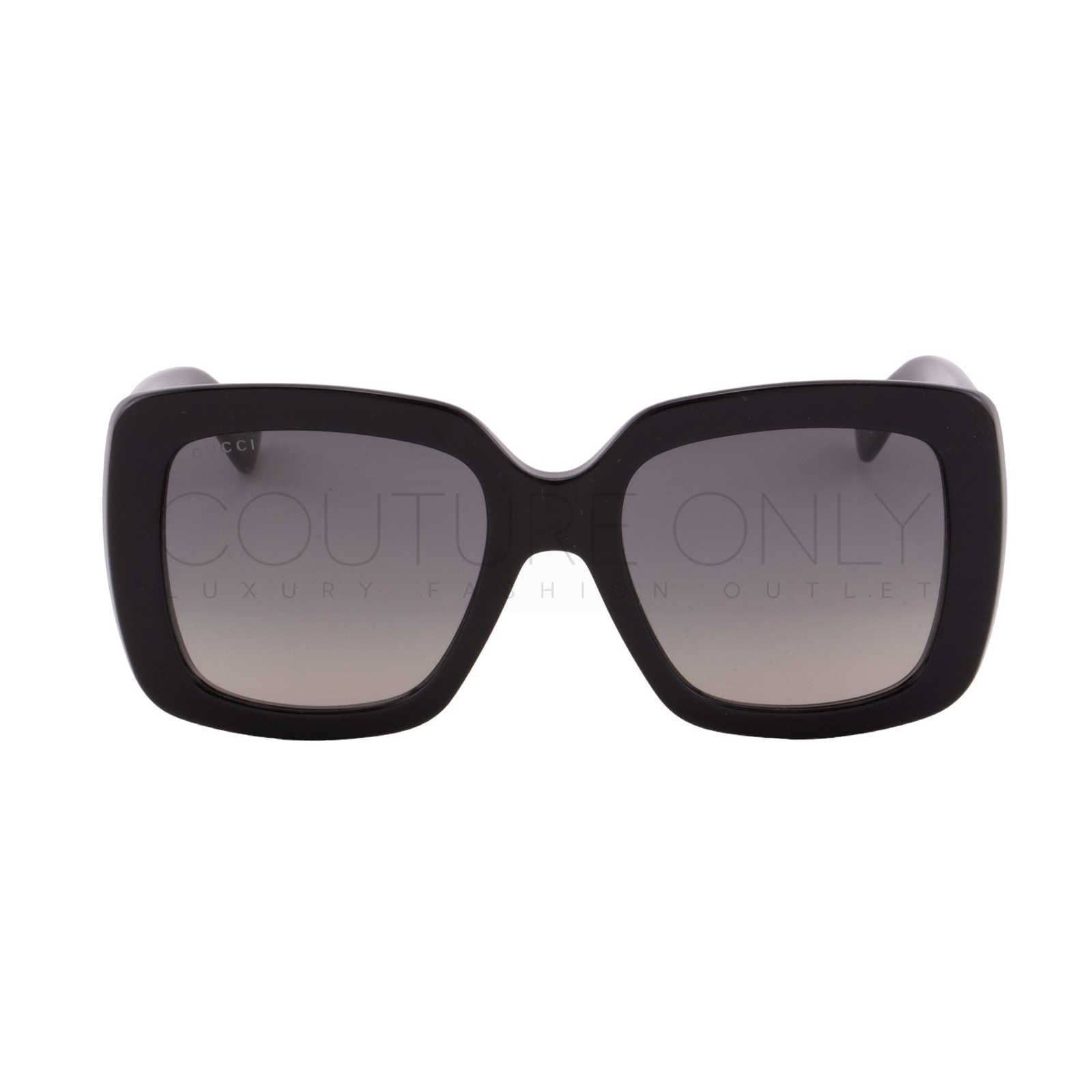 Women Black Oversized Square Sunglasses GG0141SN-001