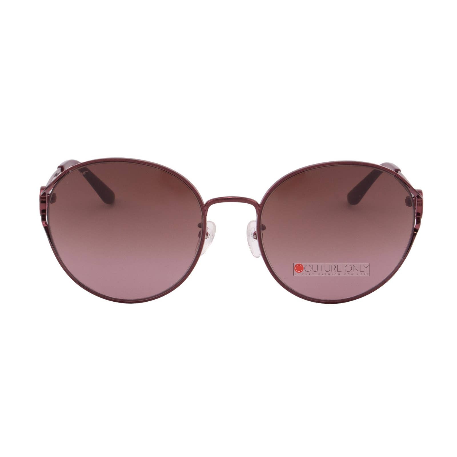 Women Burgundy Round Oversized Sunglasses SF215SK-603