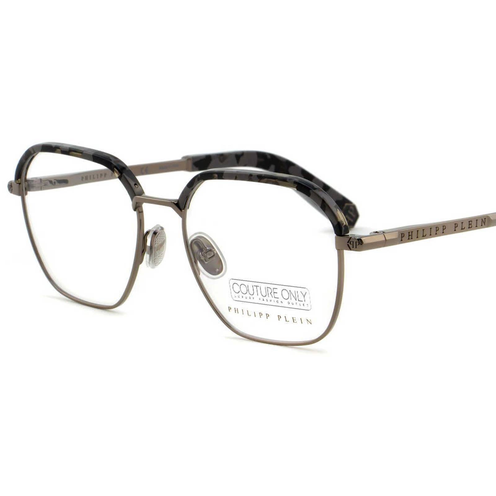 Men Optical Geometric Square Gunmetal Glasses VPP017M-0568