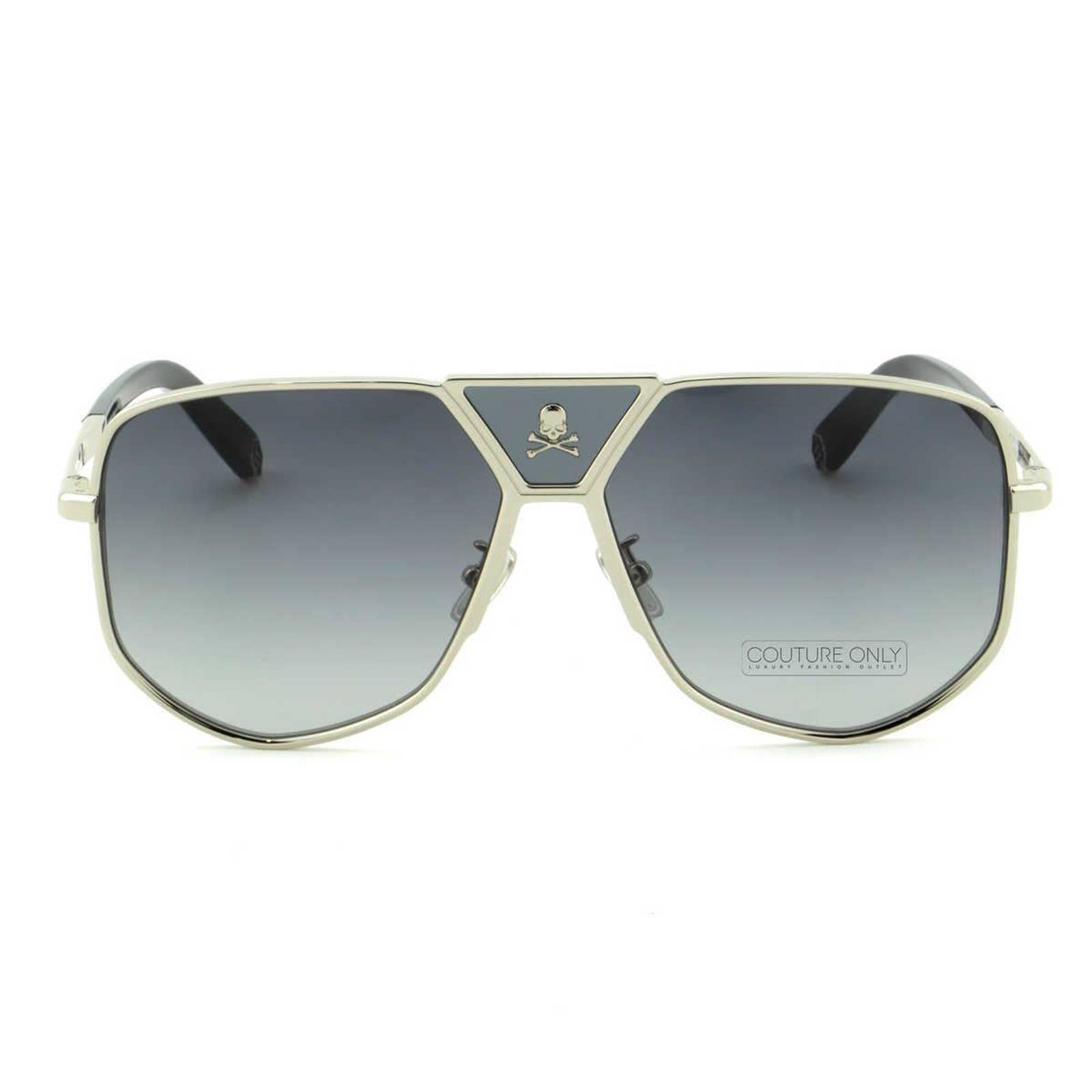 Men Aviator Silver Titanium Sunglasses SPP009V-0579