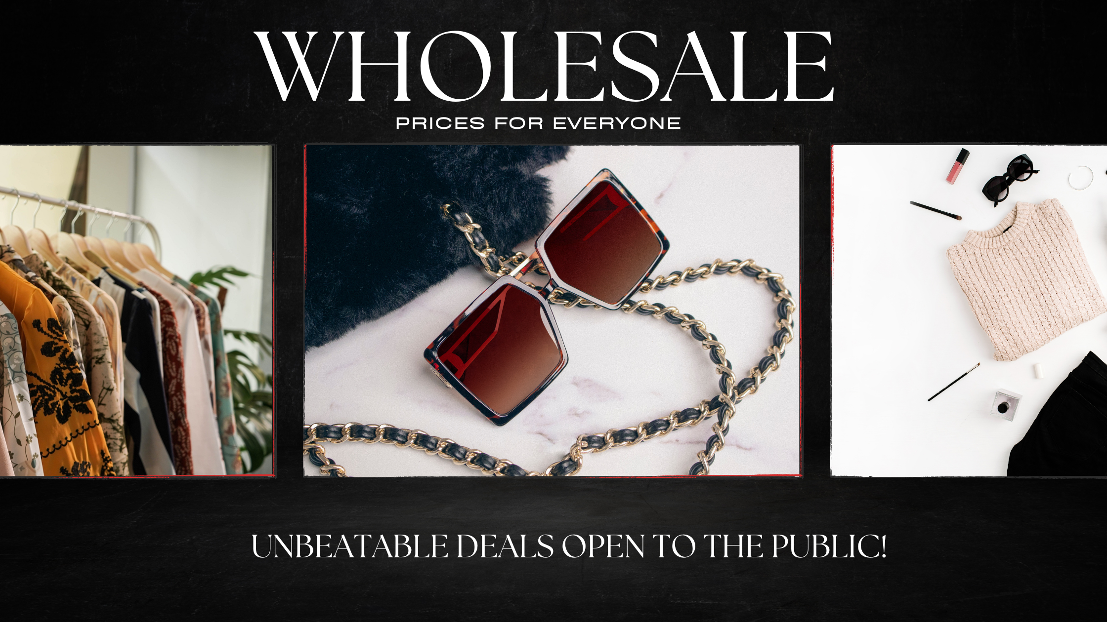 Wholesale Sunglasses, Glasses Deals Open to the Public!