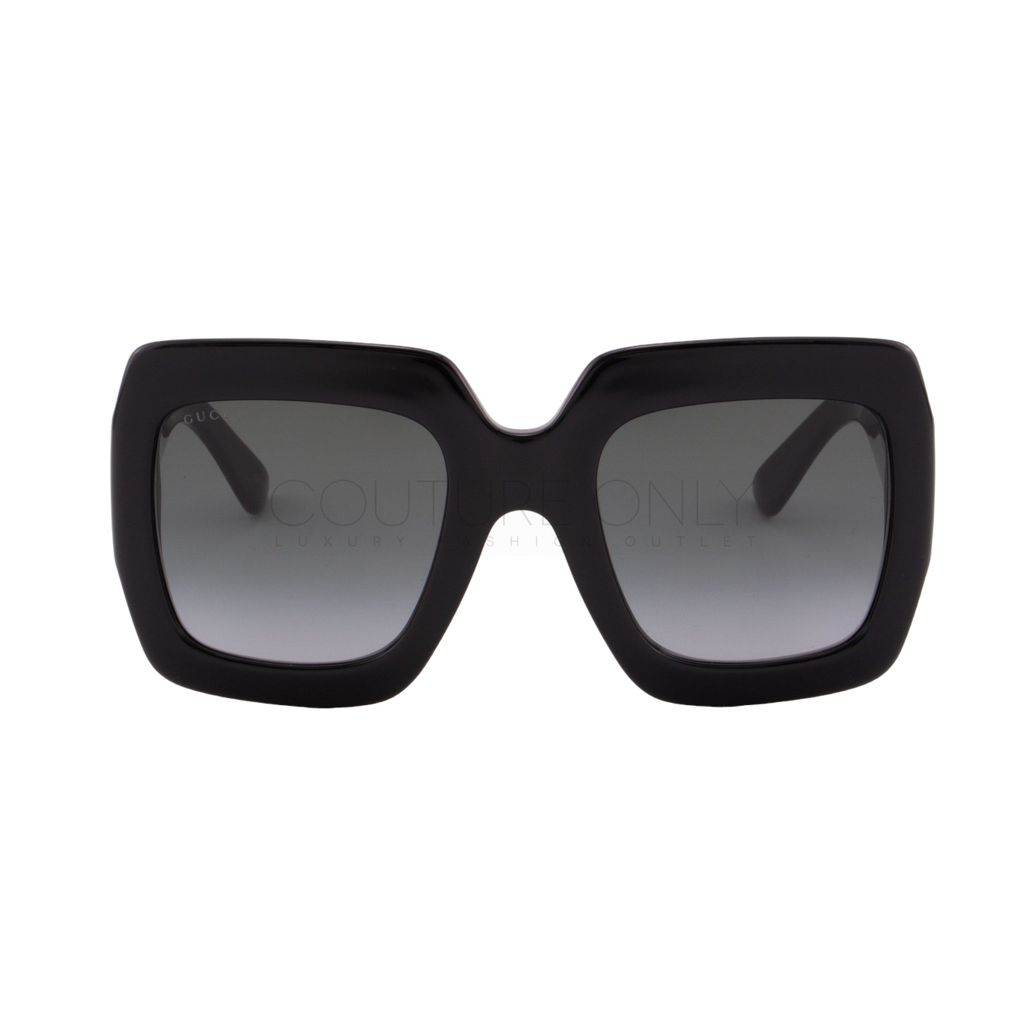 Women Black Oversized Square Sunglasses GG0053SN-001