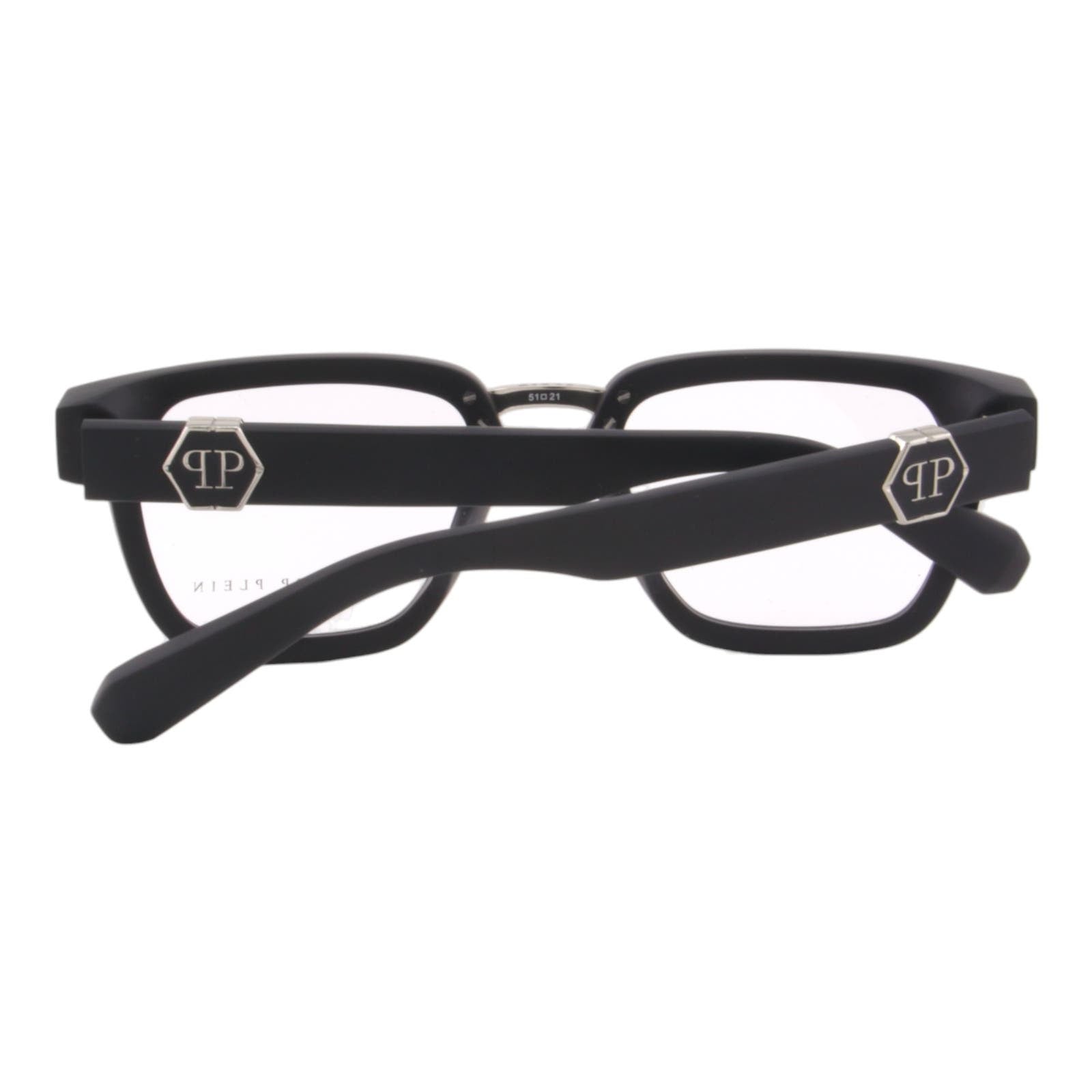Men Glasses VPP055M-0703 Black & Silver Optical Square Frame
