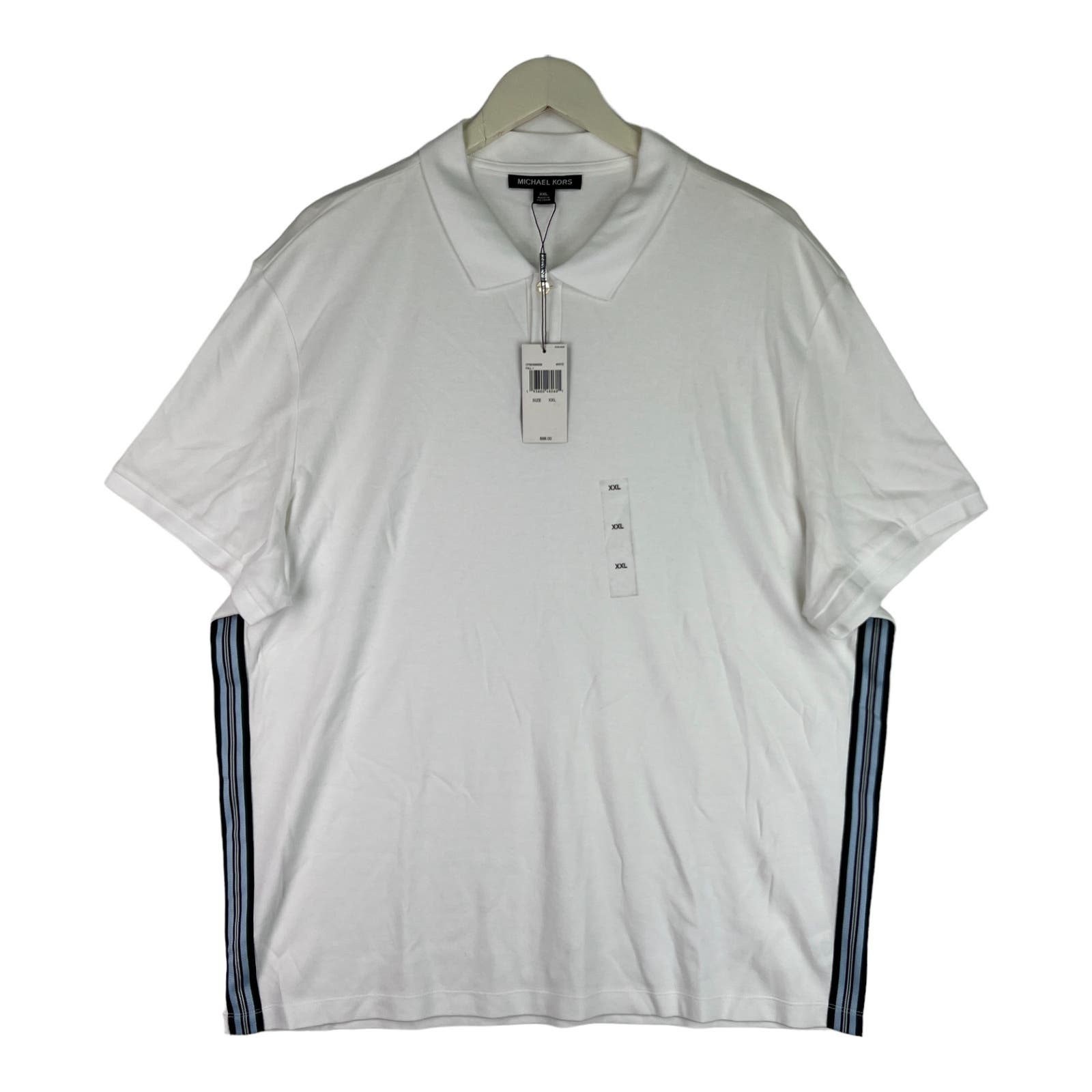 Michael Kors Men White Classic US XXL Short Sleeve Polo