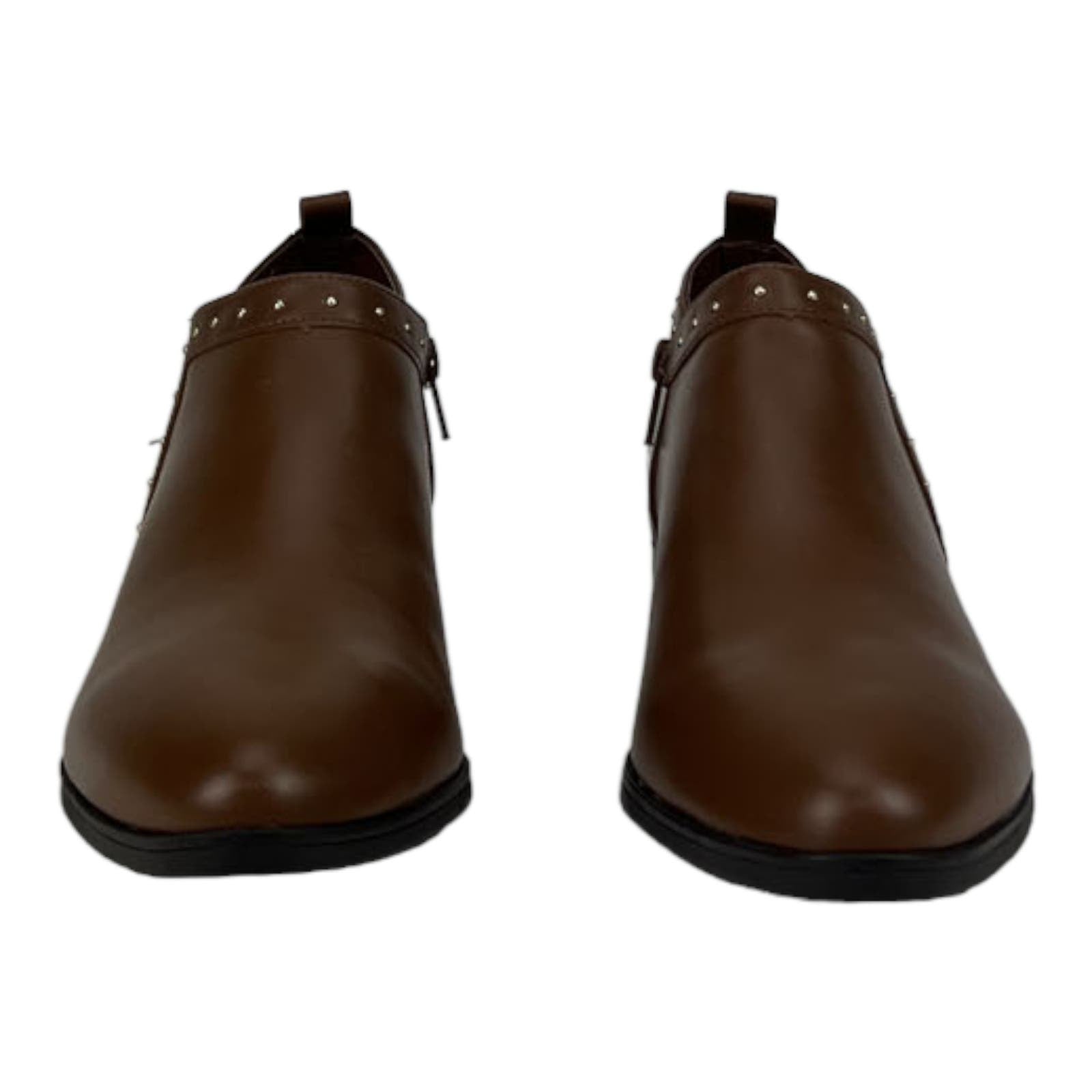 Bella Vita Women US 6.5 Dark Tan Brown Leather Ankle Boot Shoes