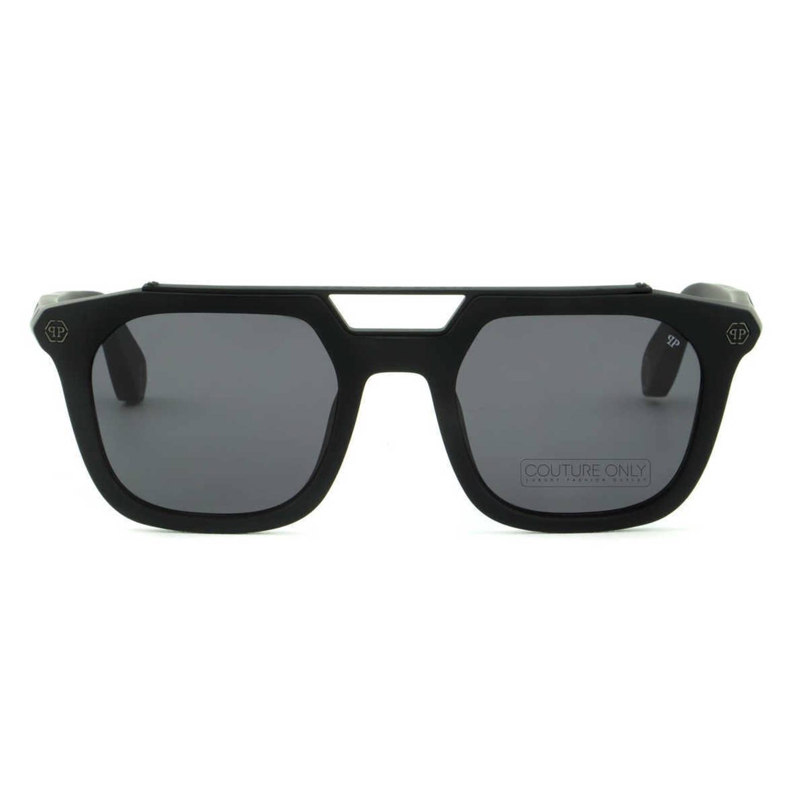Men Black Square Wayfarer Sunglasses SPP001M-0703