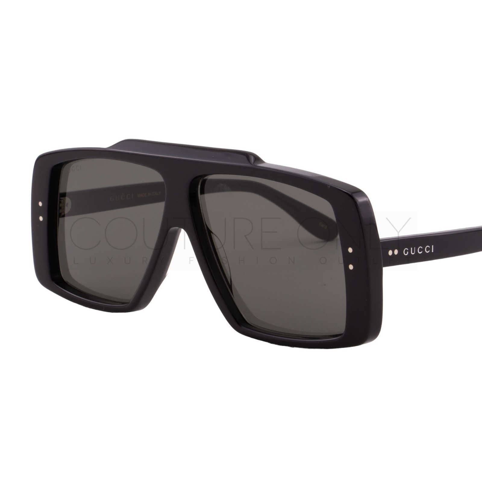 Women Black Oversized Shield Sunglasses GG1369S-001