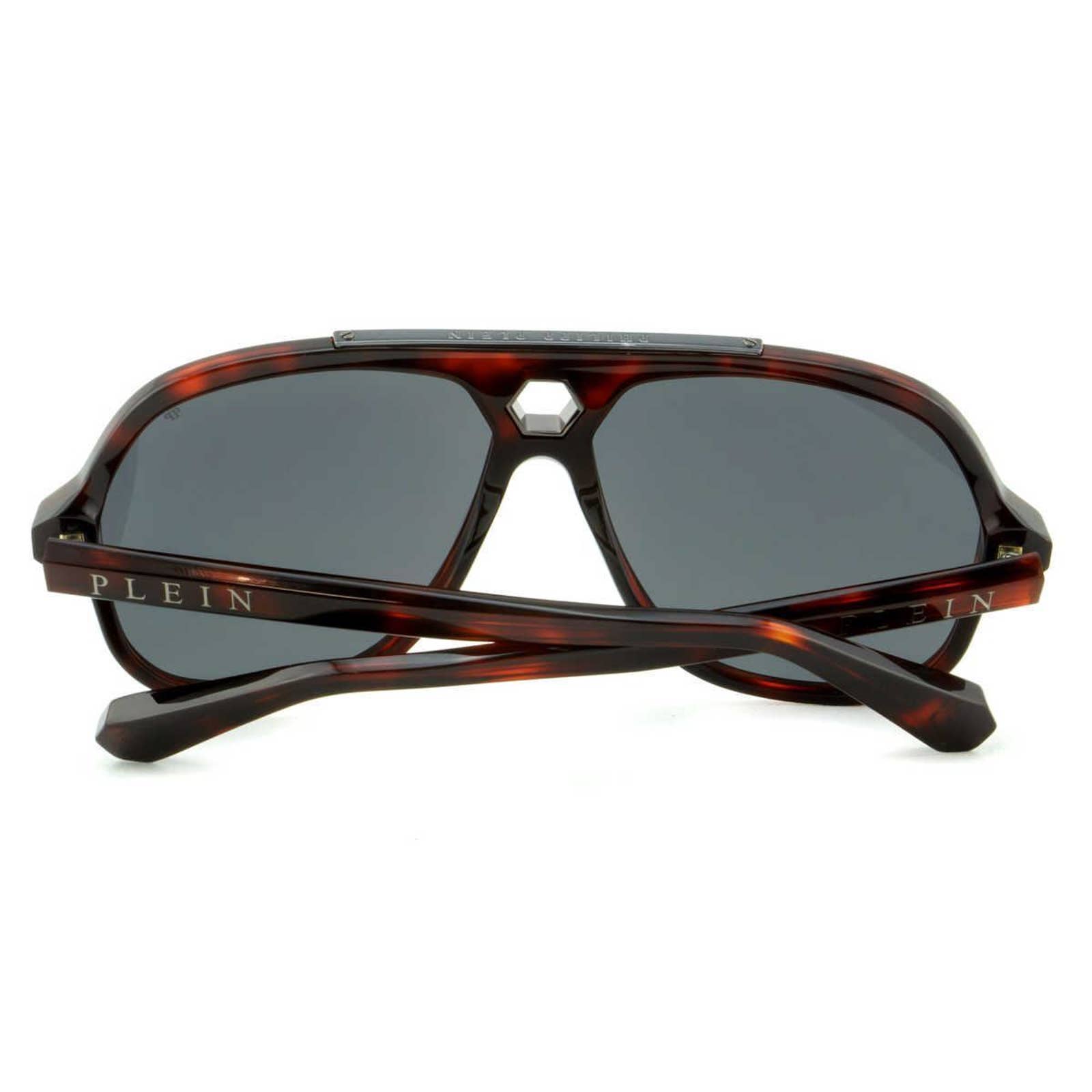 Men Havana Brown Square Sunglasses SPP004M-9ATP