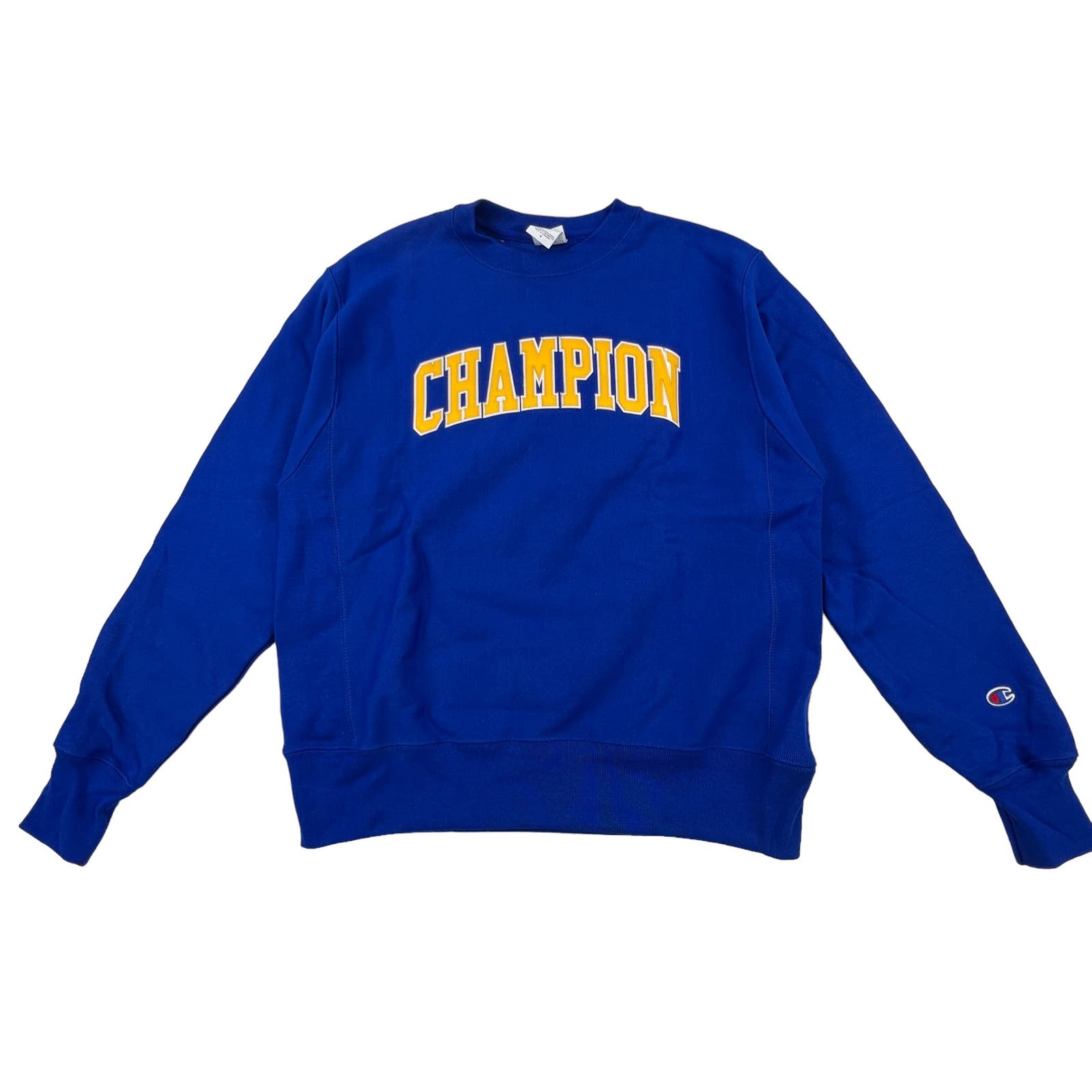 Champion Men Blue Sweatshirt US M Crew Neck Fleece