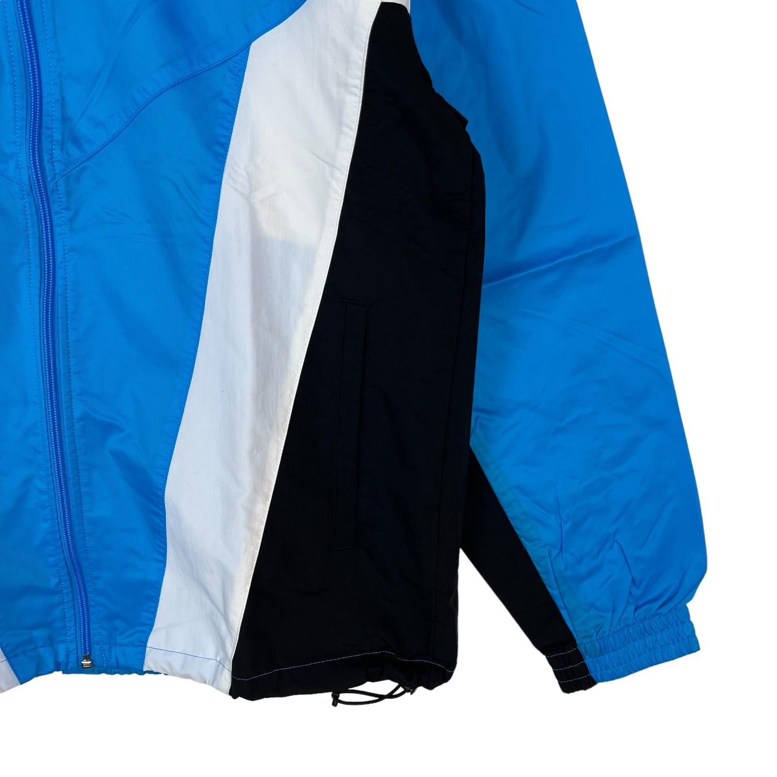 Reebok Classic Men Blue Windbreaker US M Track Jacket Zip Up