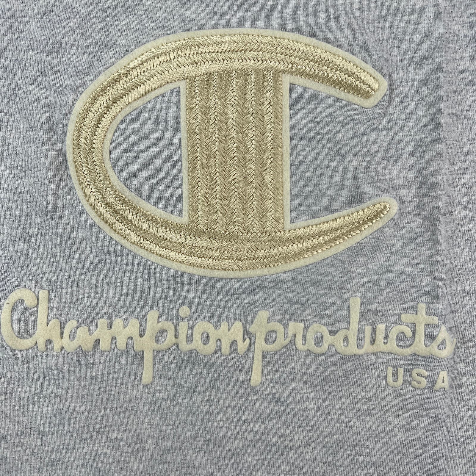 Champion Men Gray T-Shirt US L Heavyweight Jersey