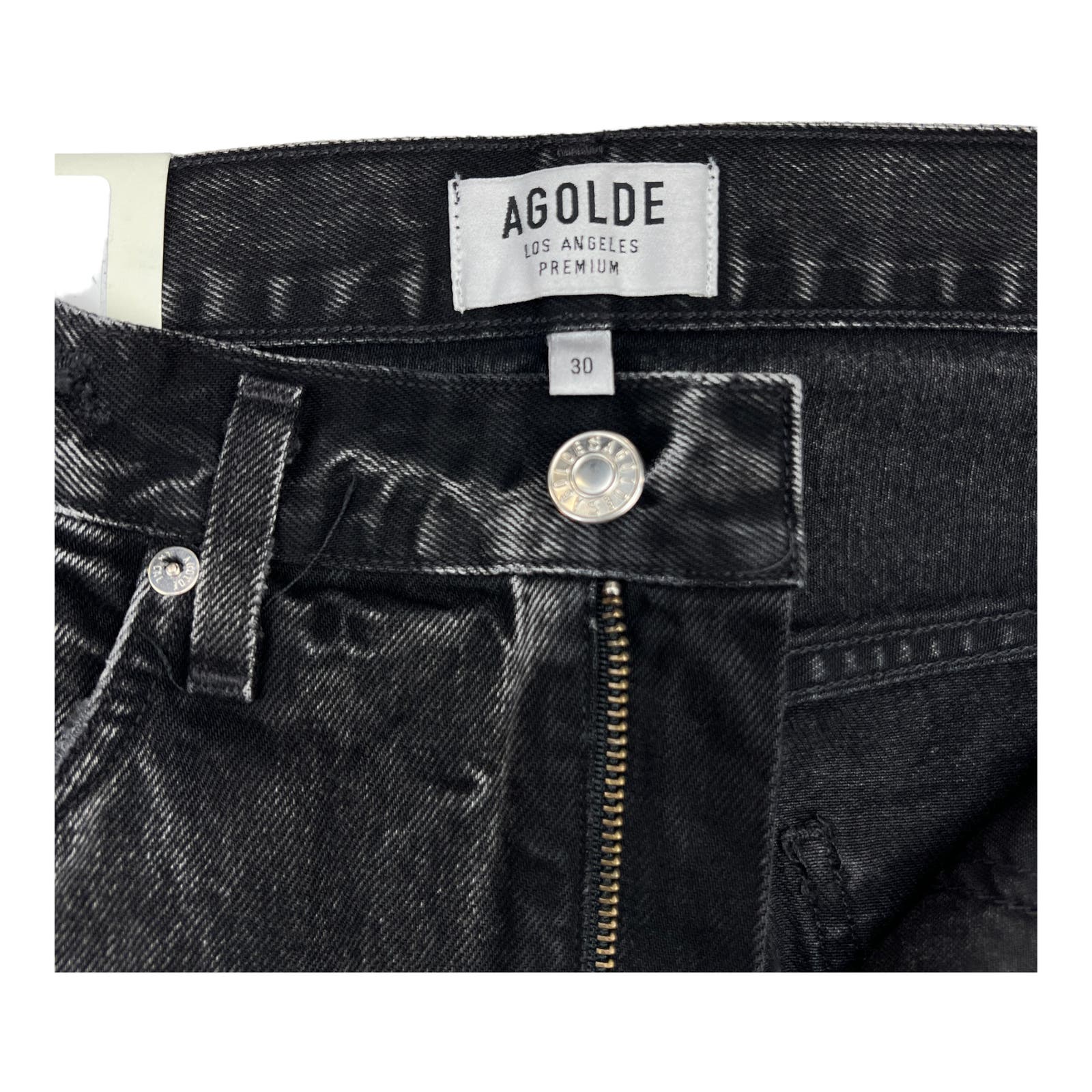 Agolde Men Jeans Tapered US 30 Slim Fit Denim Washed Cotton