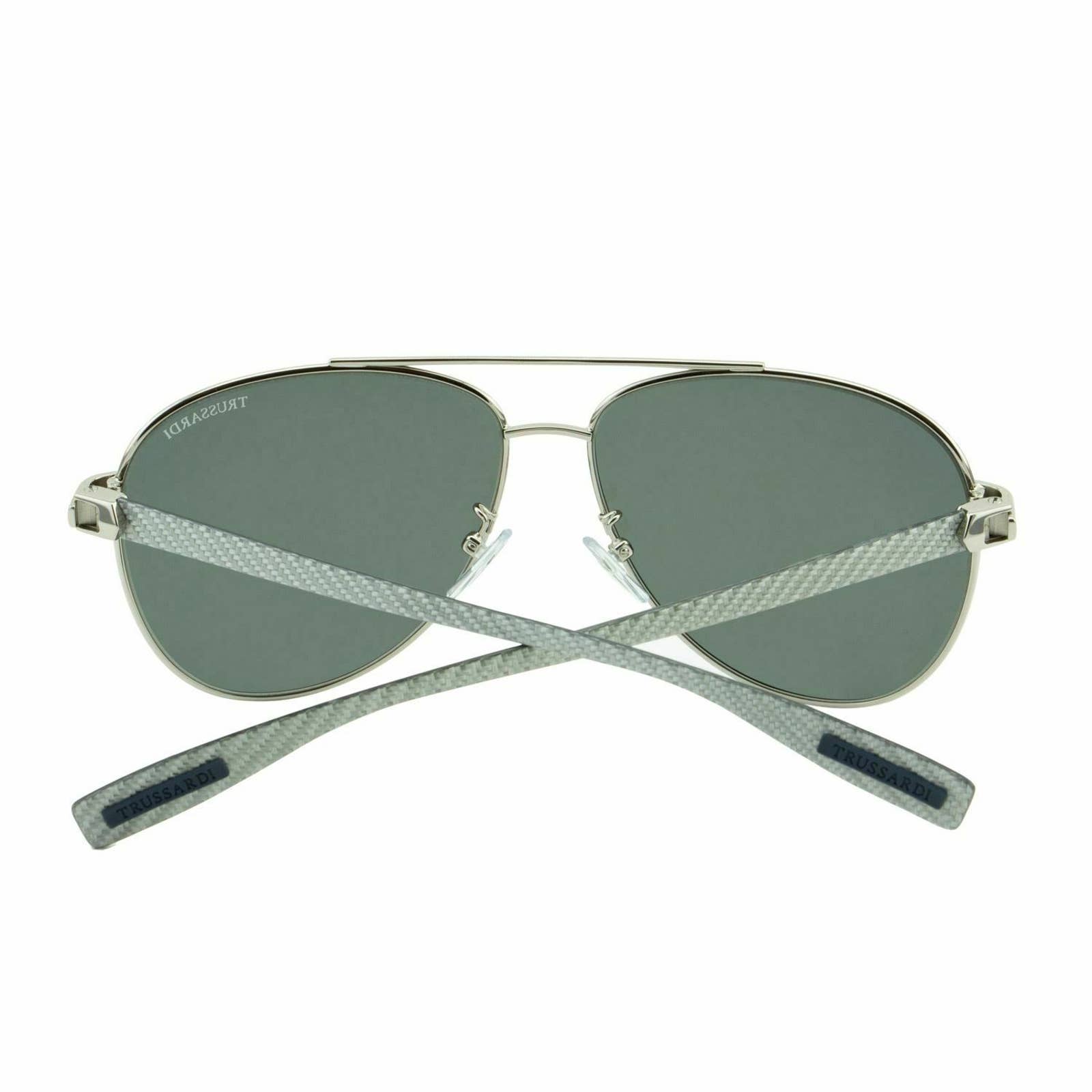 Men Silver Blue Aviator Sunglasses STR-175-579B