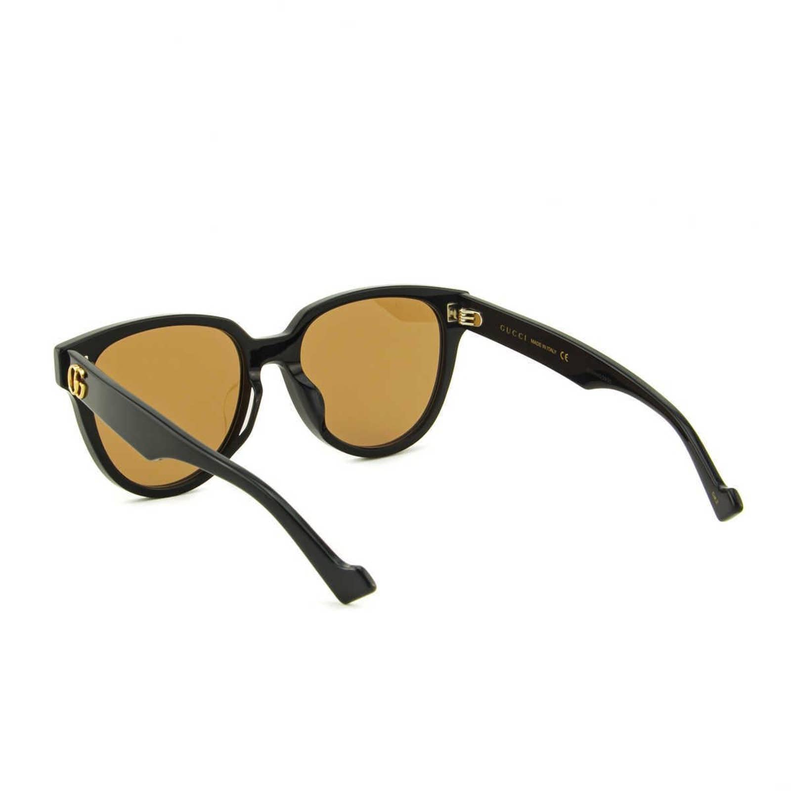 Women Black Round Pantos Sunglasses GG0960SA-003