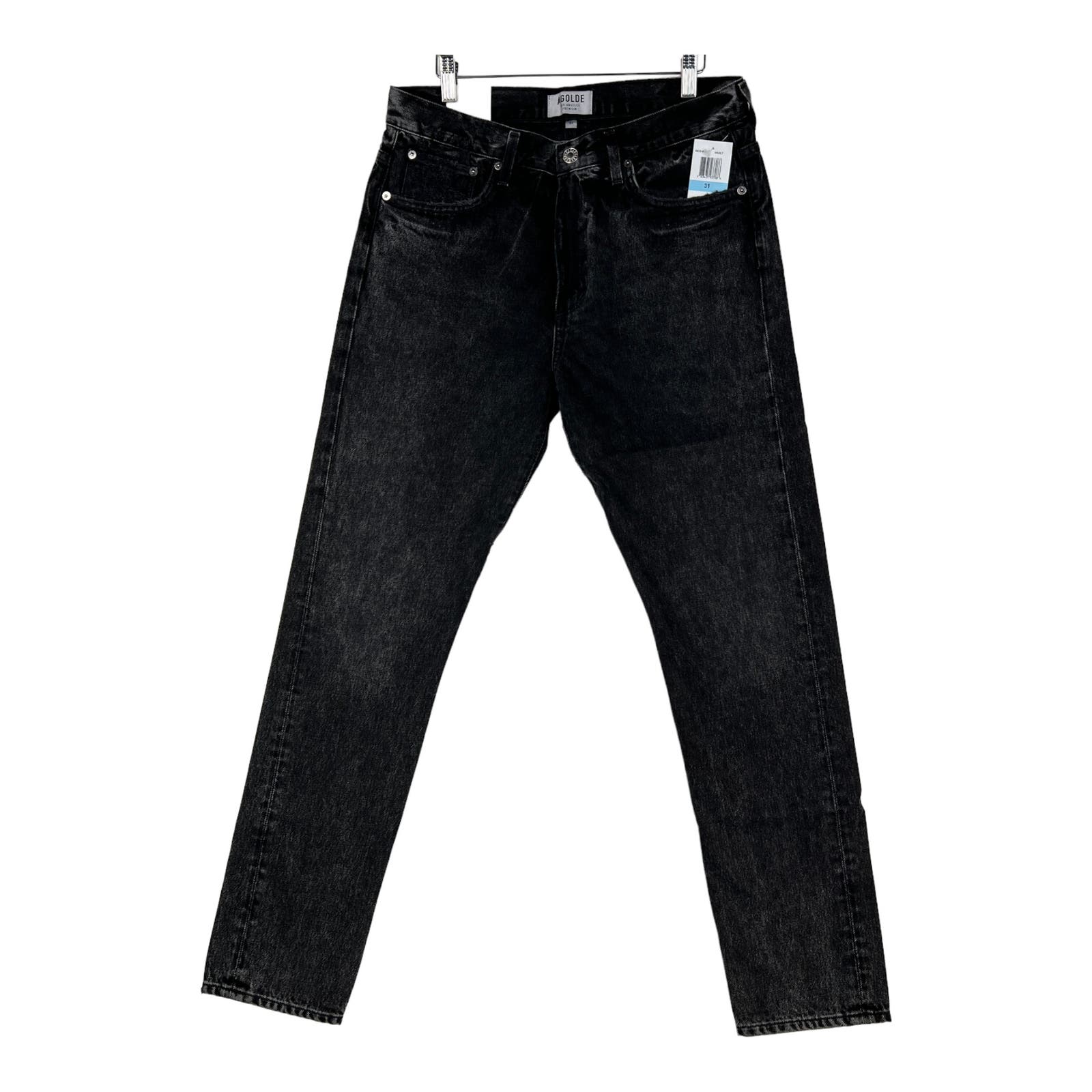 Agolde Men Jeans Tapered US 31 Slim Fit Denim Washed Cotton