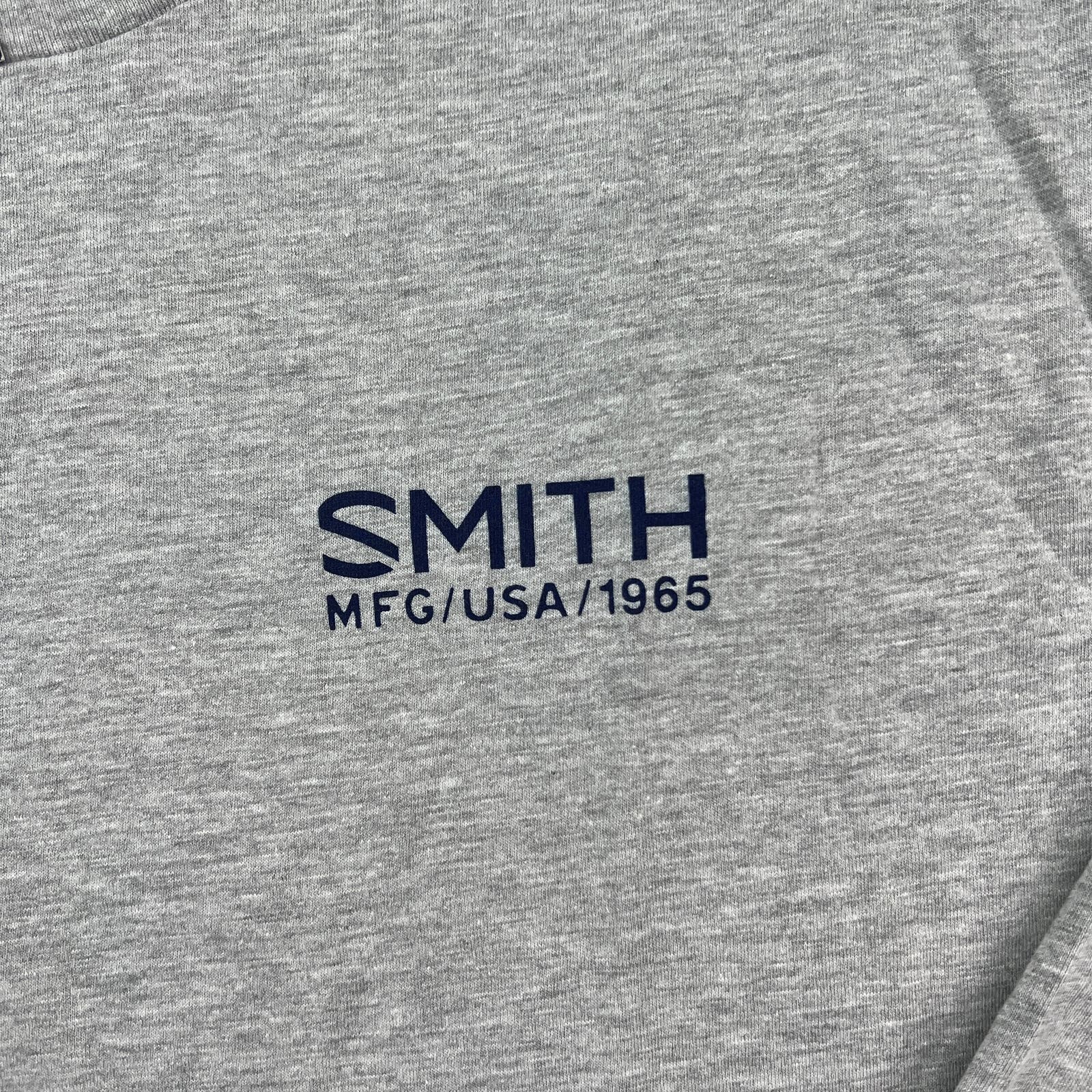 Smith Men Gray Long Sleeve US XXL Shirt Crew Neck