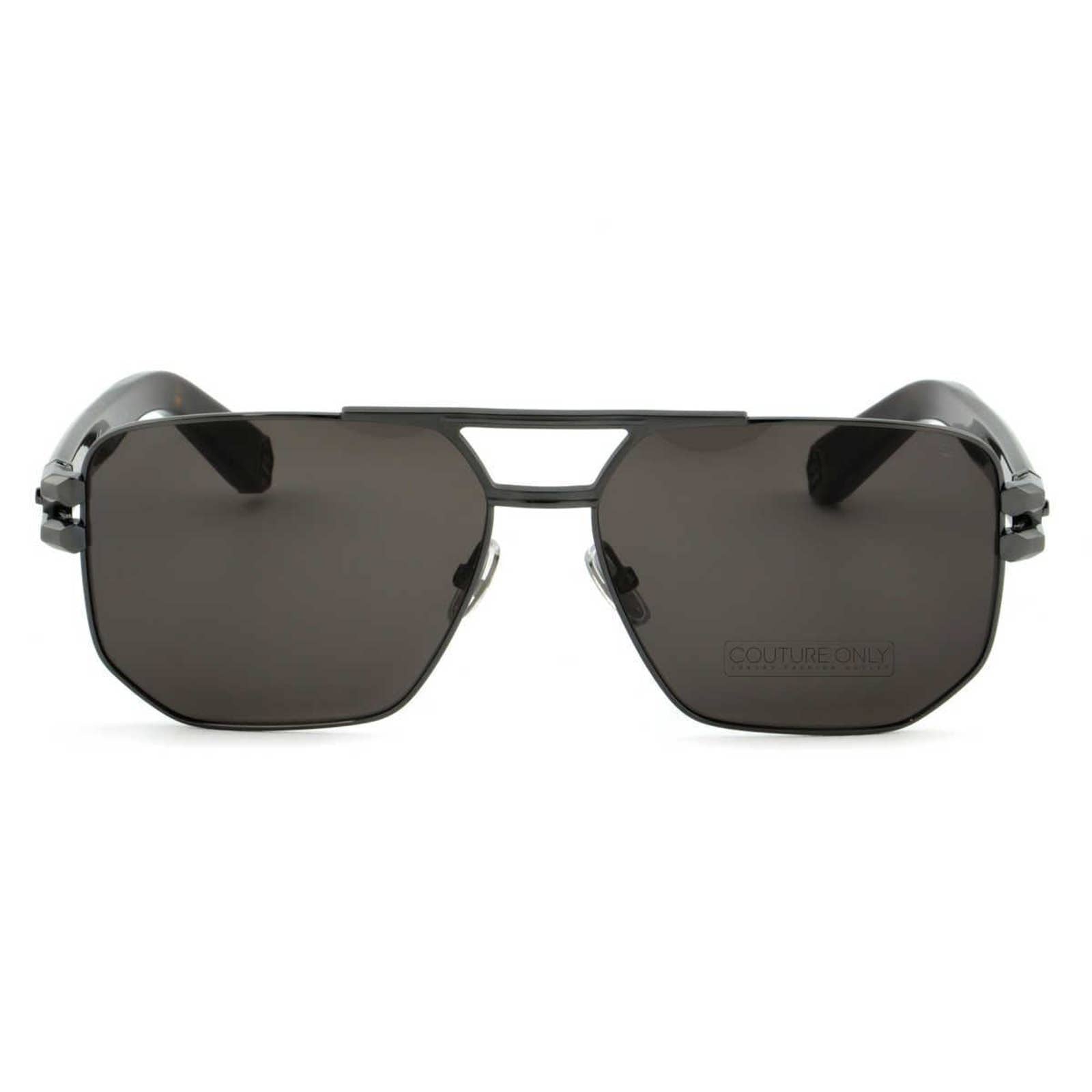 Men Gunmetal Titanium Square Sunglasses SPP012M-0584