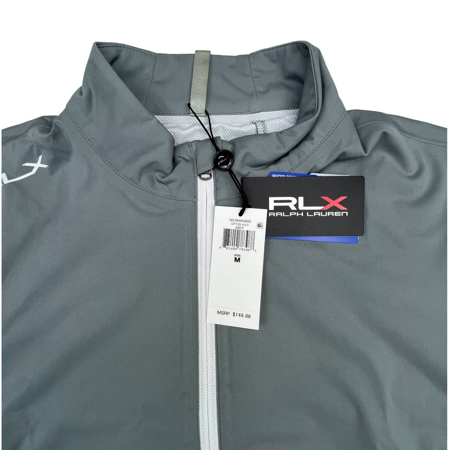 RLX Ralph Lauren Men Grey Sweatshirt US M Half Zip Long Sleeve