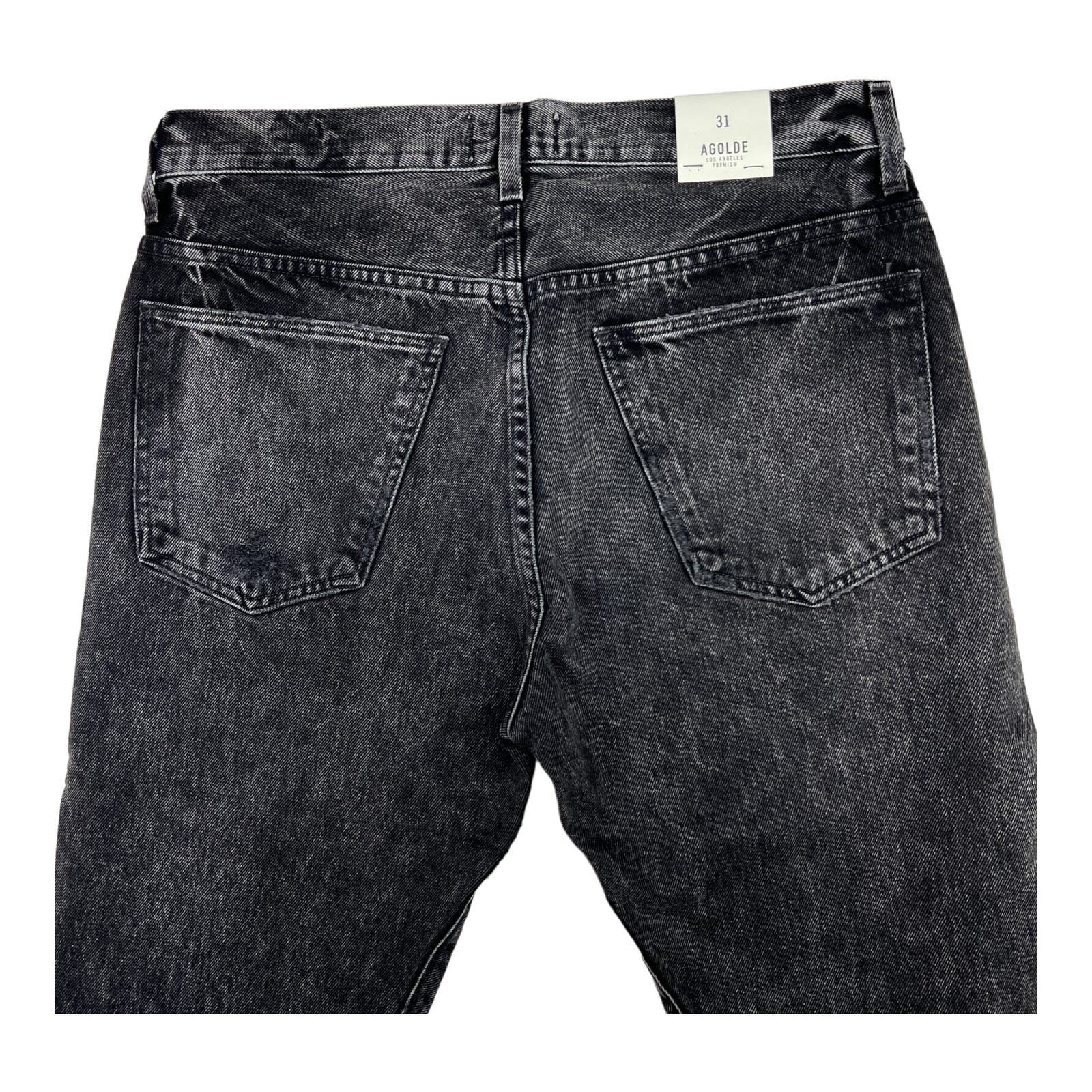 Agolde Men Jeans Tapered US 31 Slim Fit Denim Washed Cotton