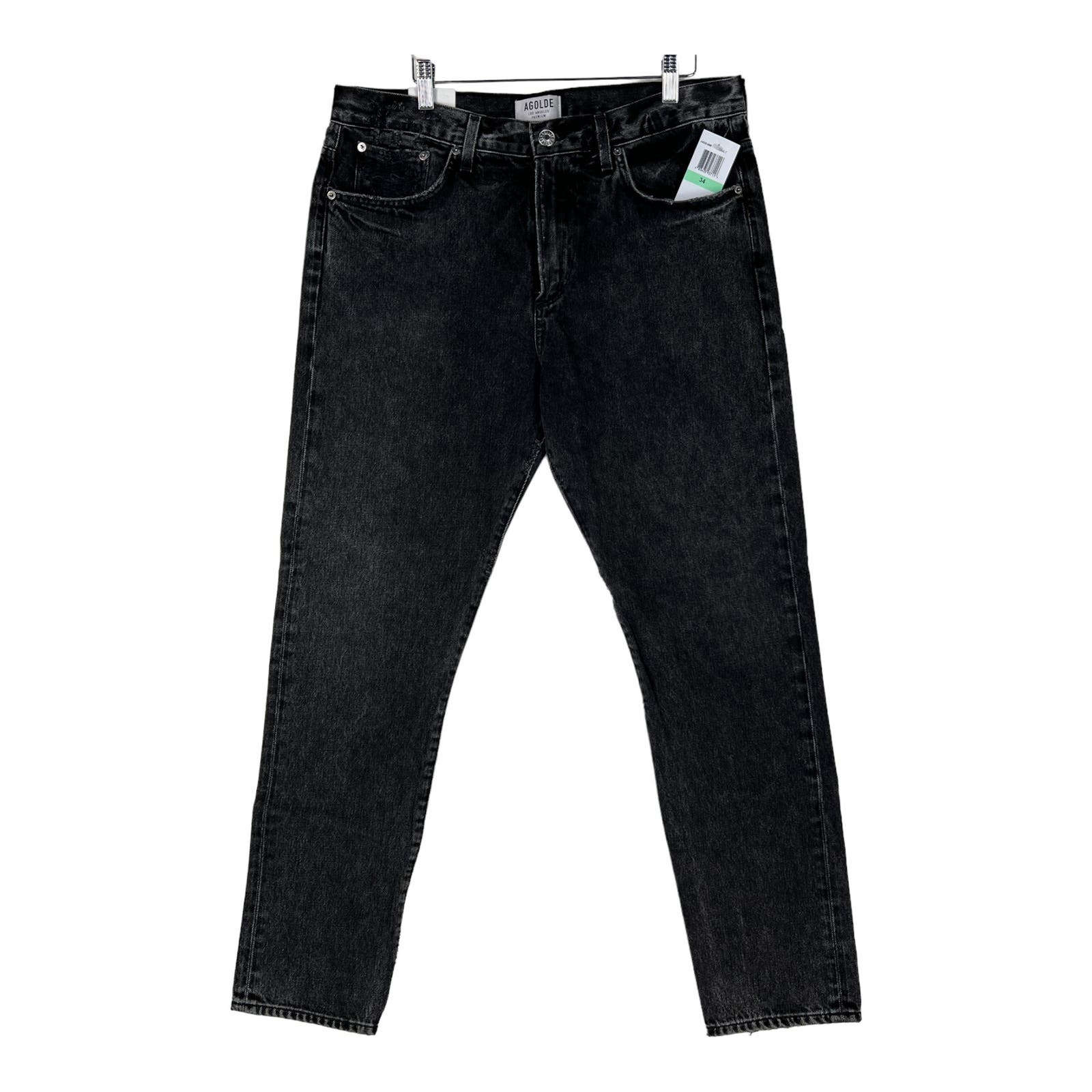 Agolde Men Jeans US 34 Slim Fit Denim Washed Cotton