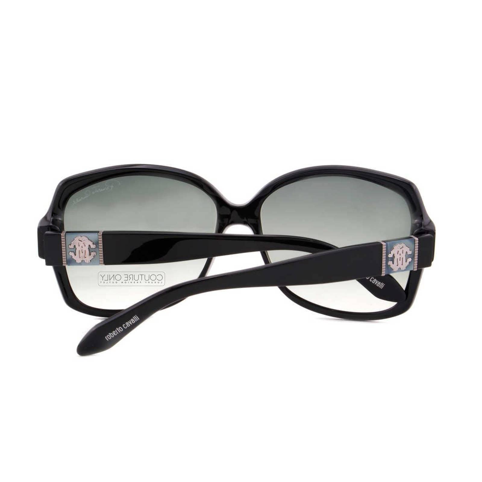 Women Oversized Square Black Sunglasses RC651S