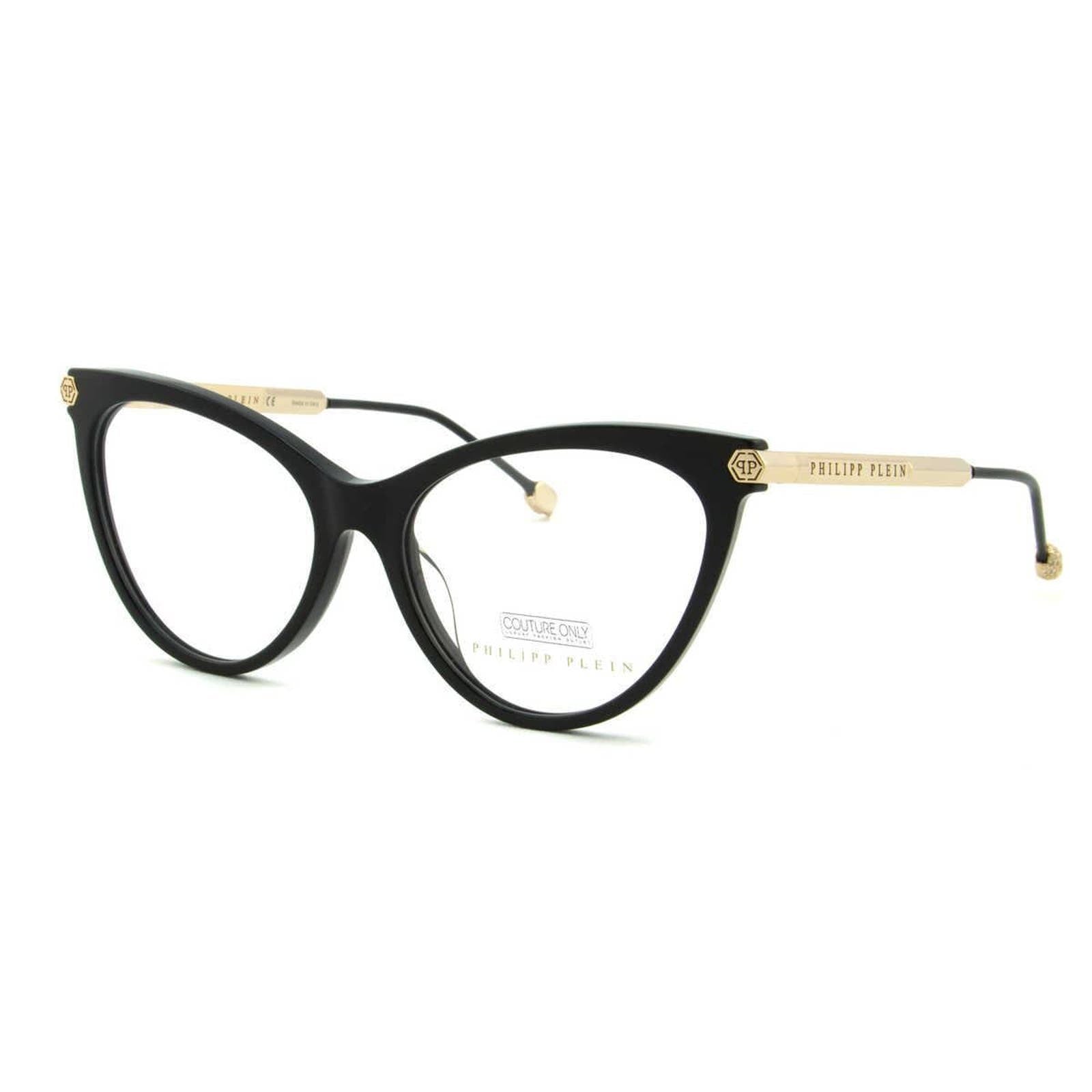 Women Optical Cat Eye Glasses VPP037S-0700 Black & Gold Frame