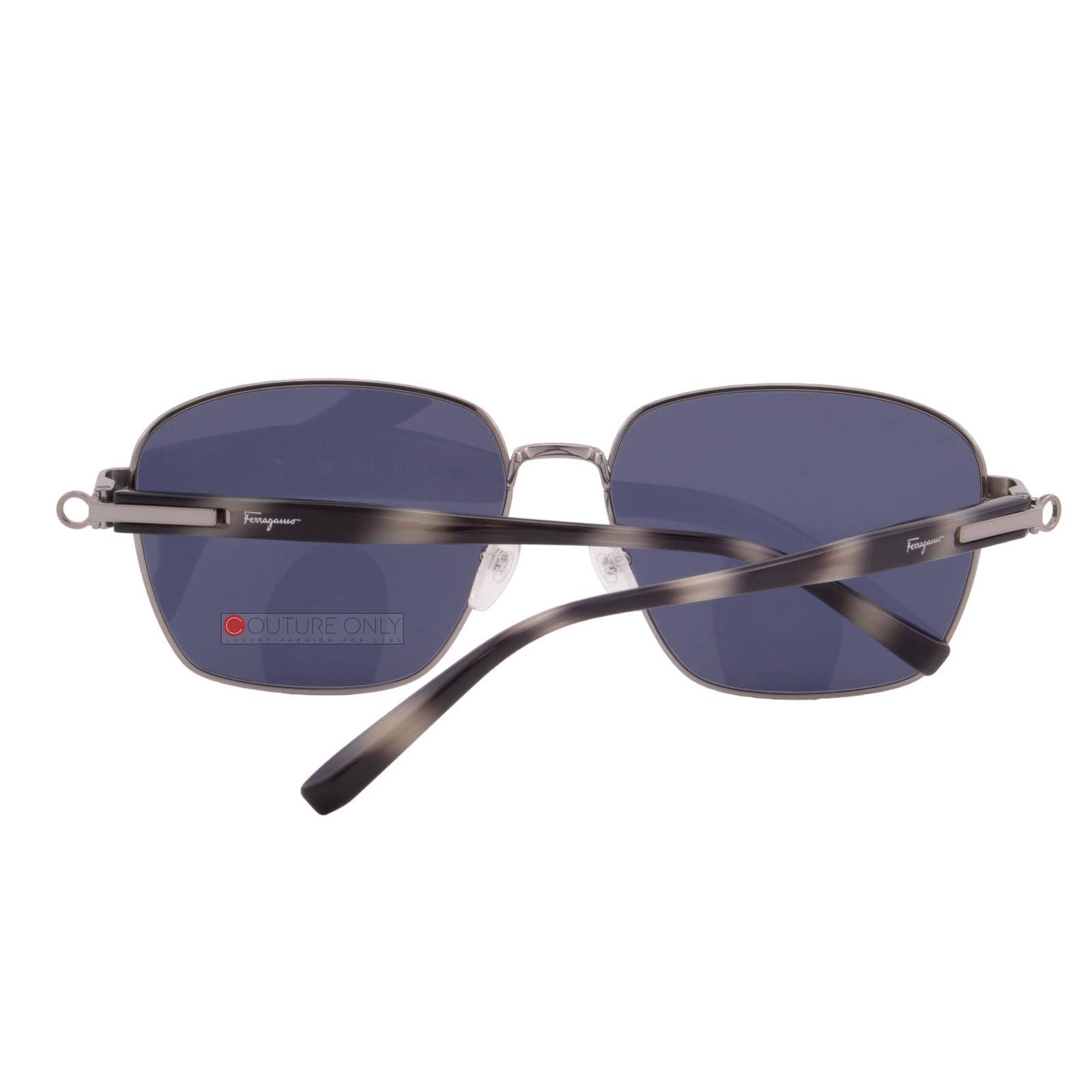 Men Square Gunmetal Titanium Sunglasses SF502SA-035