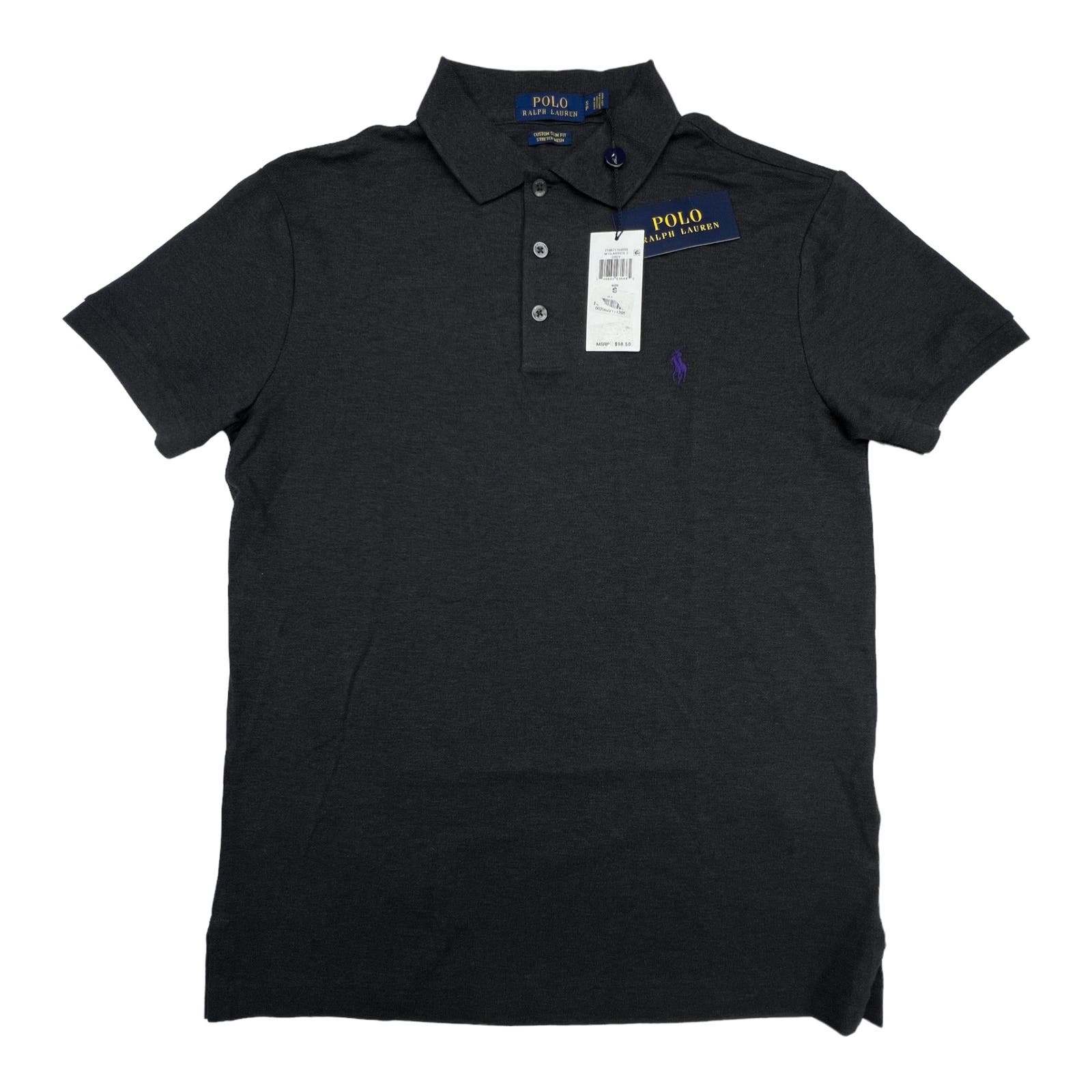 POLO Ralph Lauren Men Grey T-Shirt US S Classic Short Sleeve
