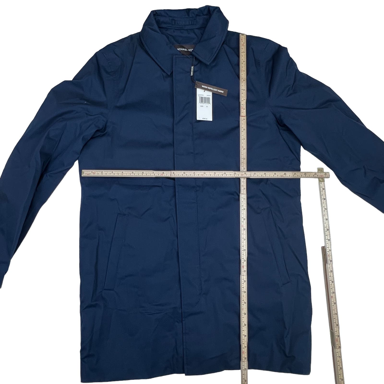 Michael Kors Men Blue Jacket US M Waterproof Coat