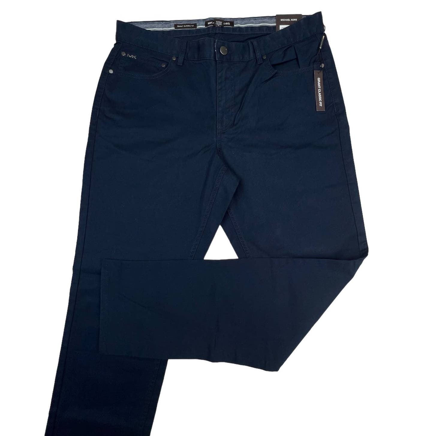 Michael Kors Men Midnight Blue Pants US 34x32 Classic Fit Slim