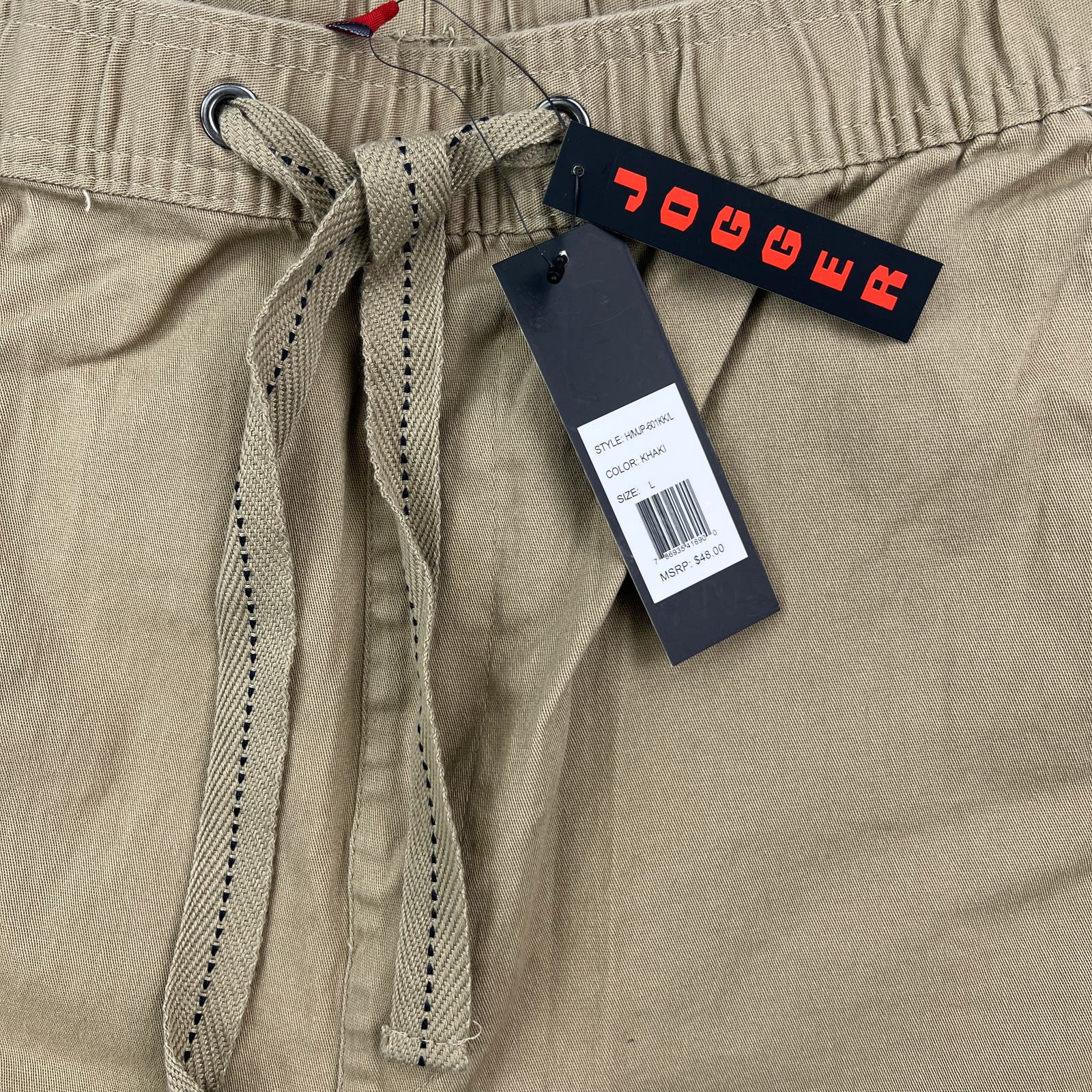 Galaxy Men Khaki Pants US L Casual Lightweight Jogger