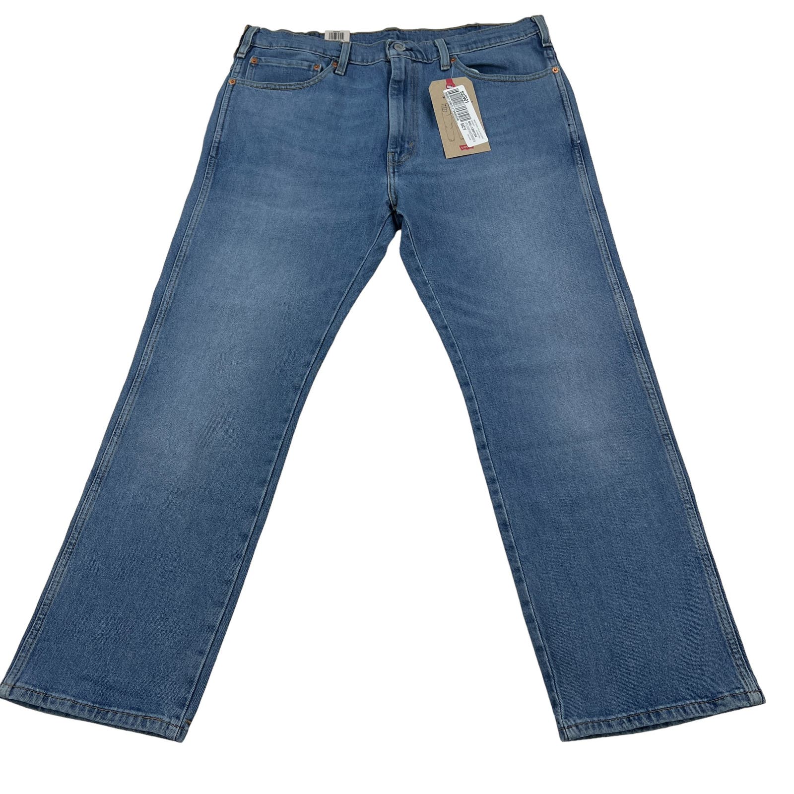Levi Strauss&Co Men US 38x30 Denim Blue Straight Jeans