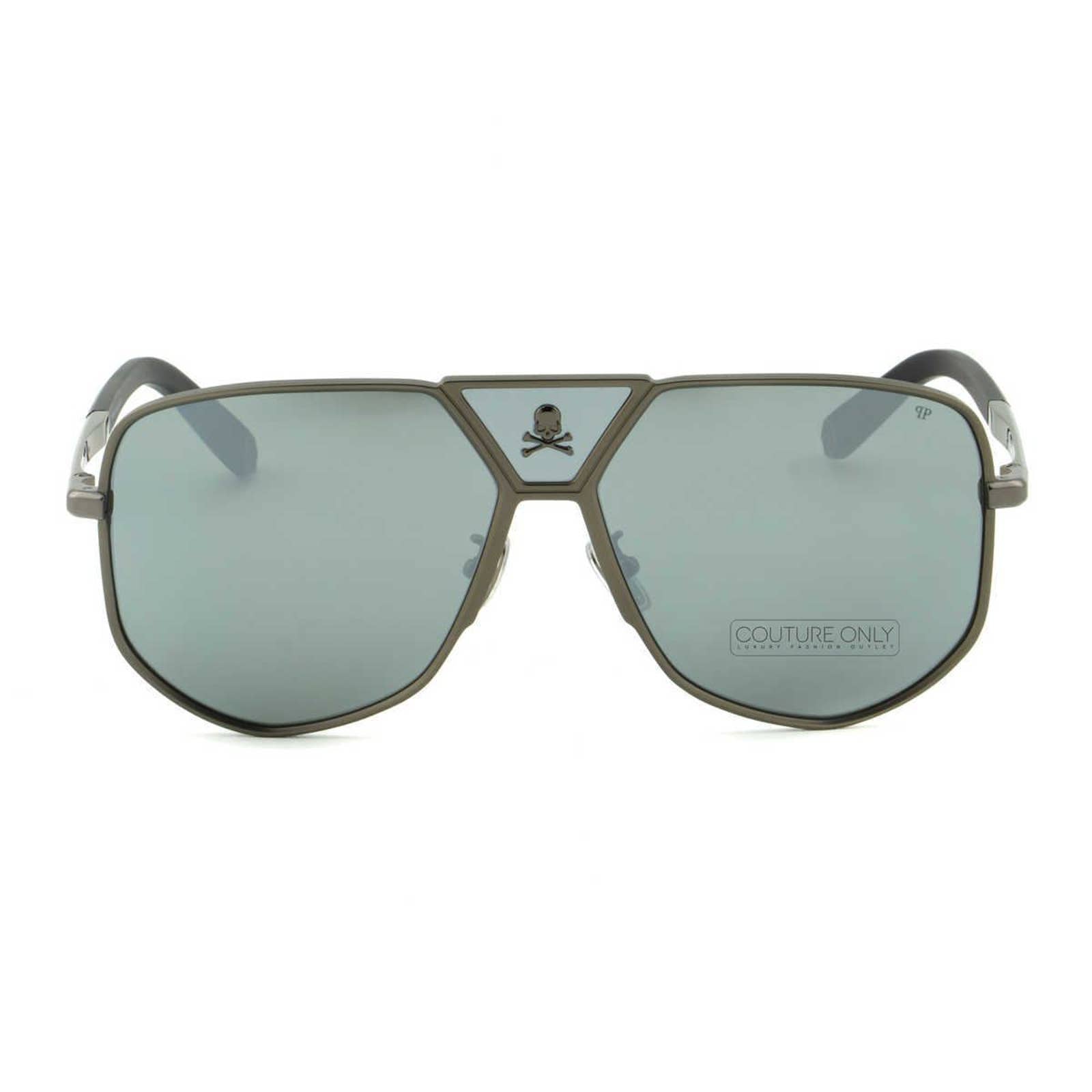 Men Aviator Gunmetal Titanium Sunglasses