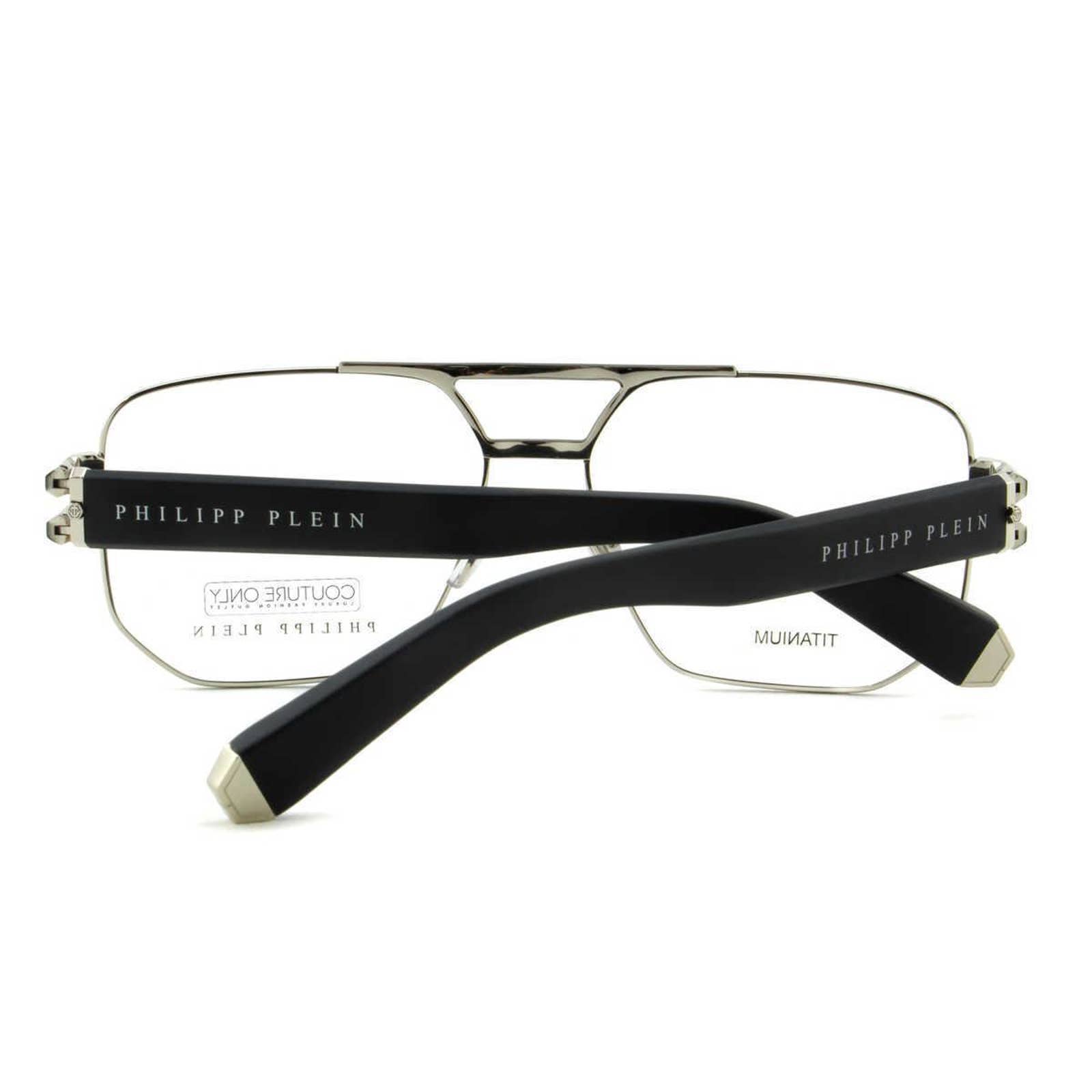 Men Optical Square Titanium Eyeglasses VPP022M-0523 58mm Lens