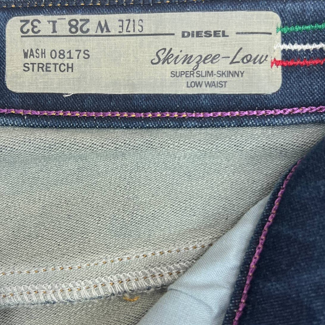 Diesel Women Denim Jeans US 28 Super Slim Skinny Low Waist