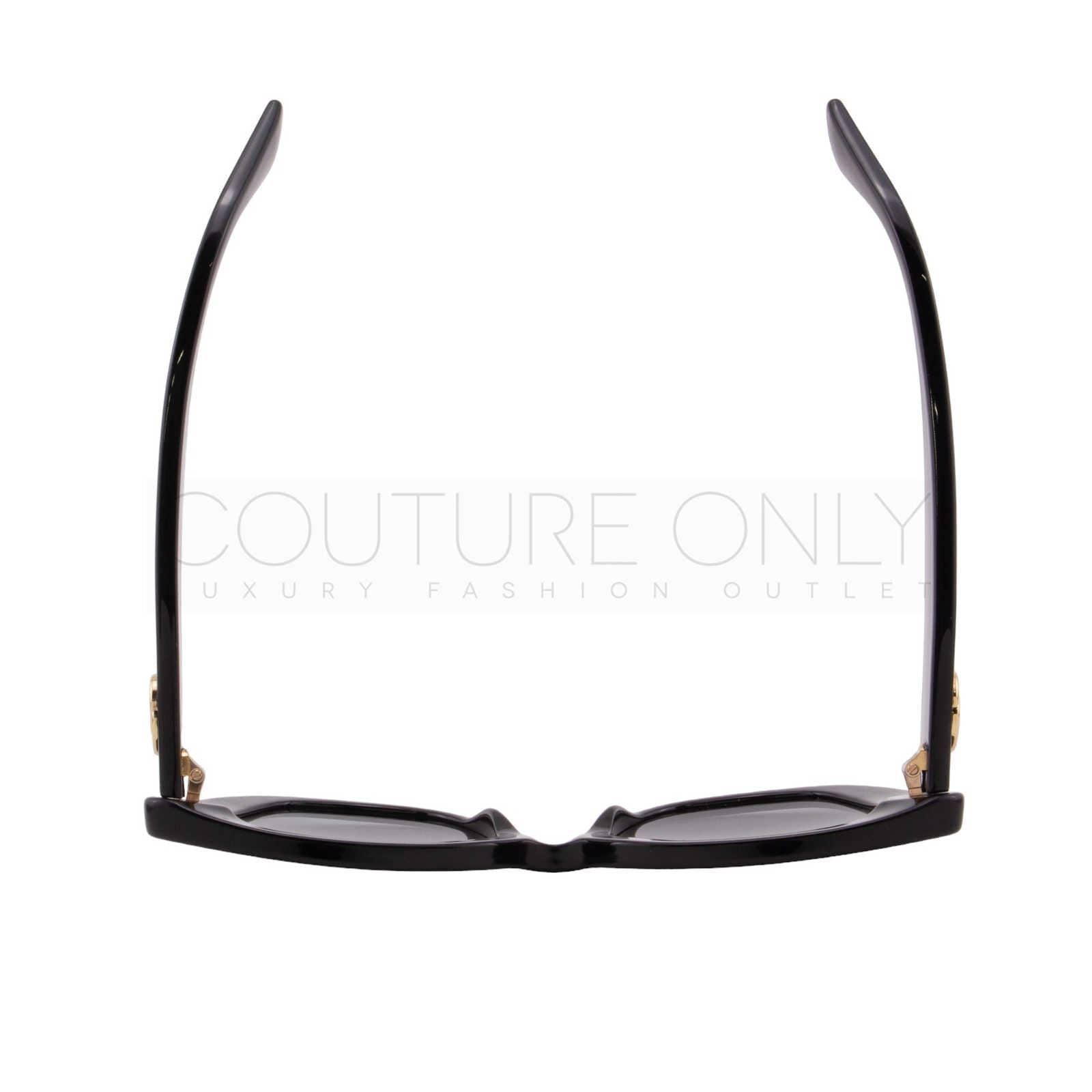 Women  Black Oversized Cat Eye Sunglasses GG0327S-001
