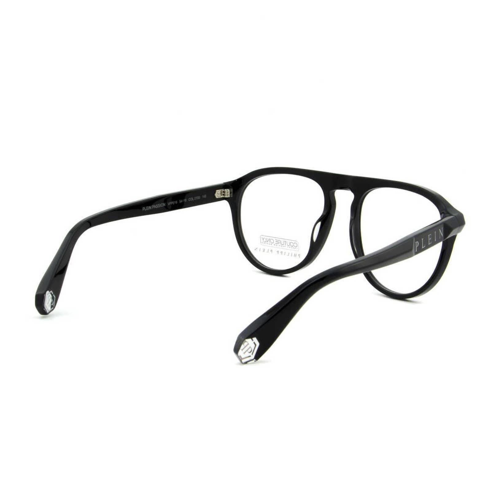 Men Optical Glasses Oval Aviator Black Eyeglasses VPP016M-0700