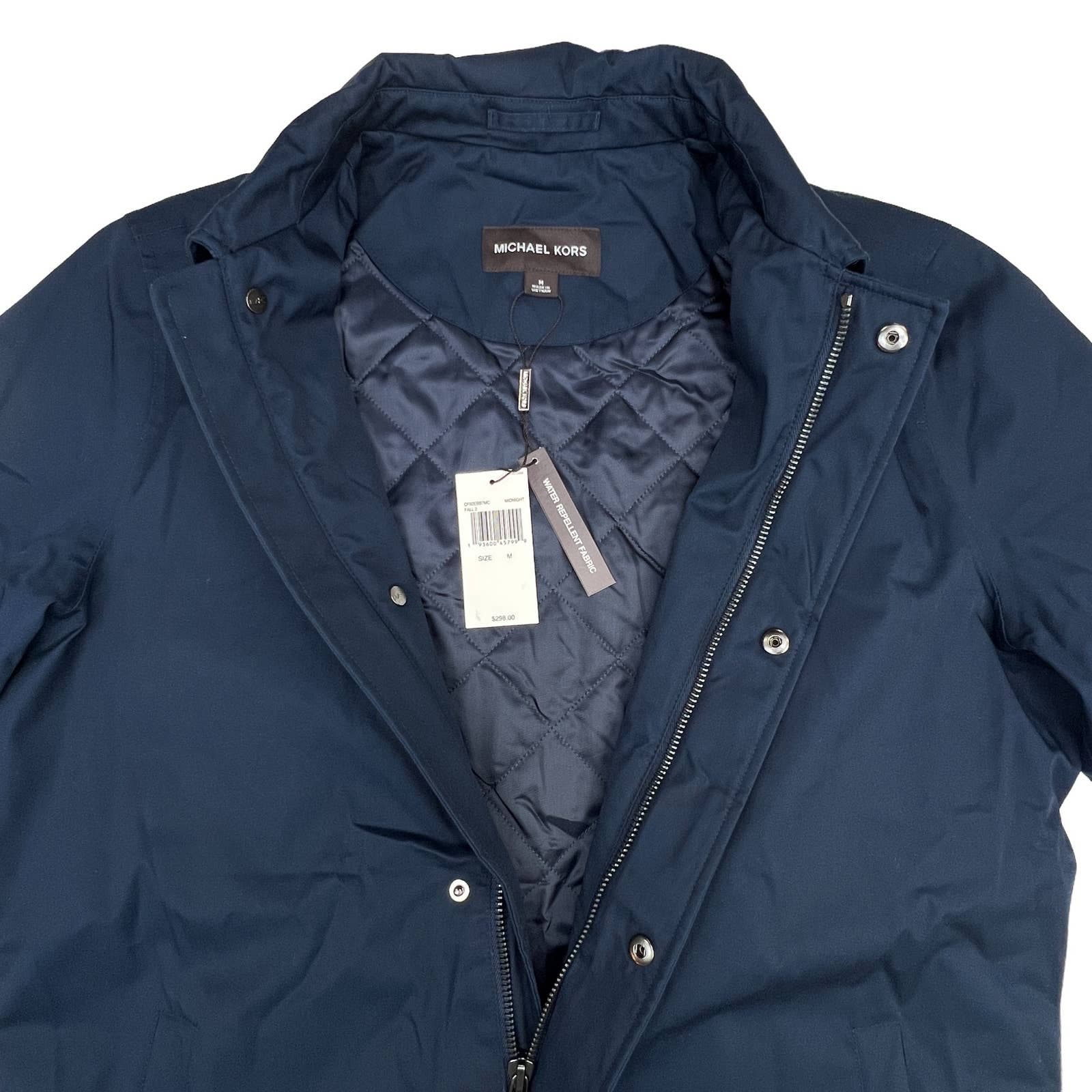 Michael Kors Men Blue Jacket US M Waterproof Coat