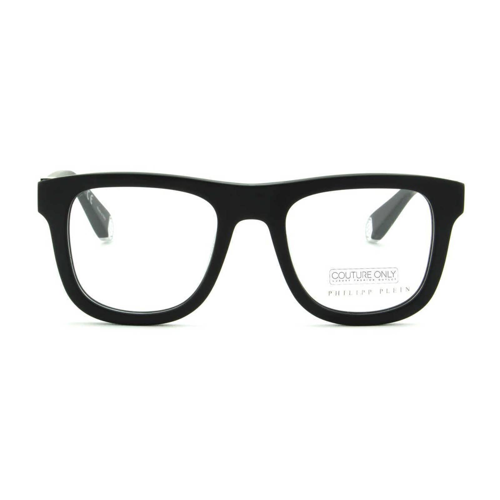 Men Optical Square Frame Matte Black Eyeglasses VPP023M-0703