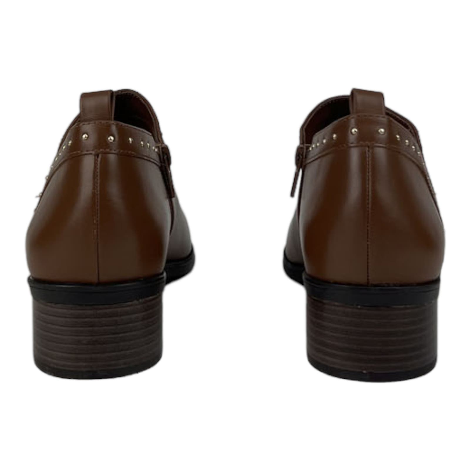 Bella Vita Women US 9 Dark Tan Brown Leather Ankle Boot Shoes