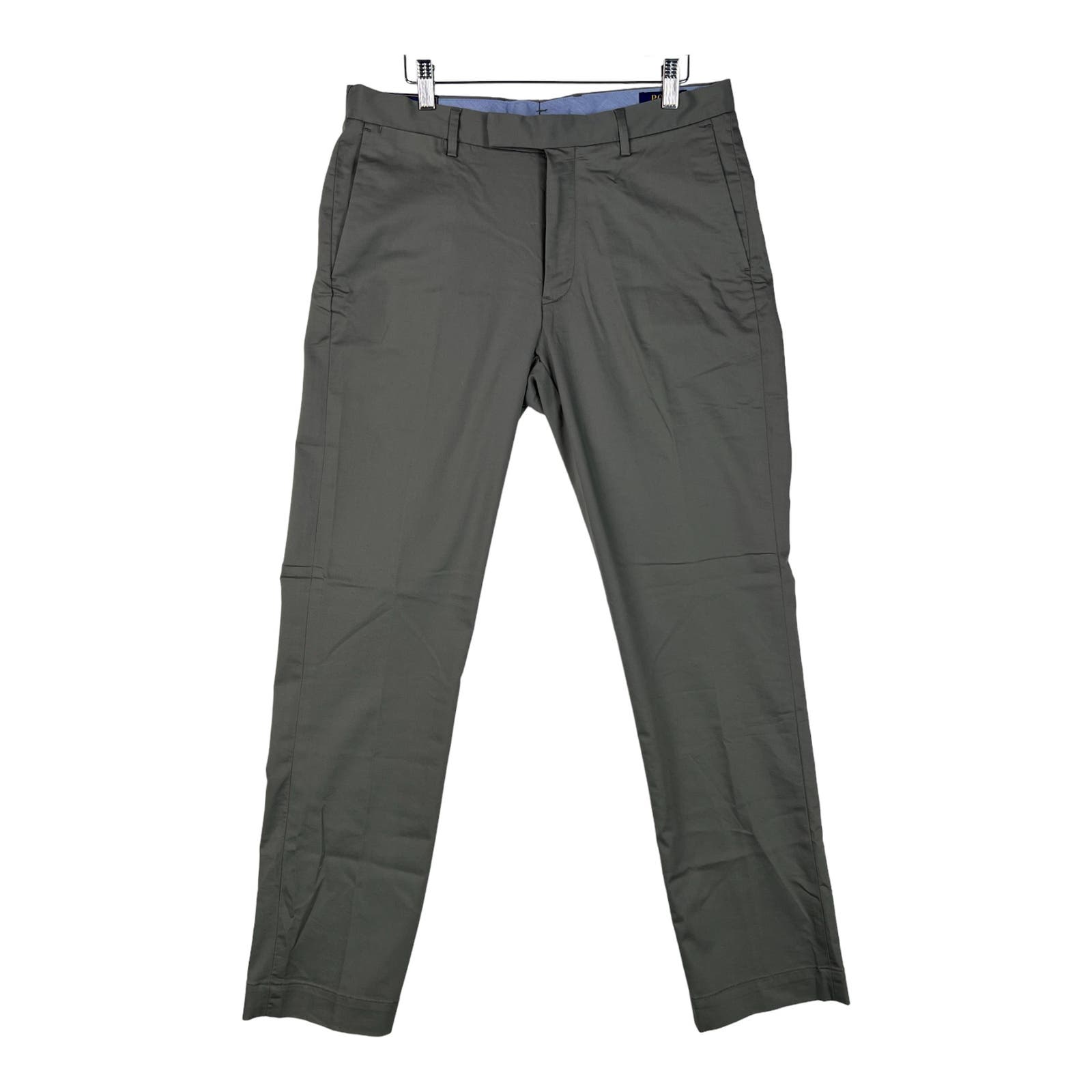 POLO Ralph Lauren Men Grey Pants US 32x32 Straight Leg Classic Trousers