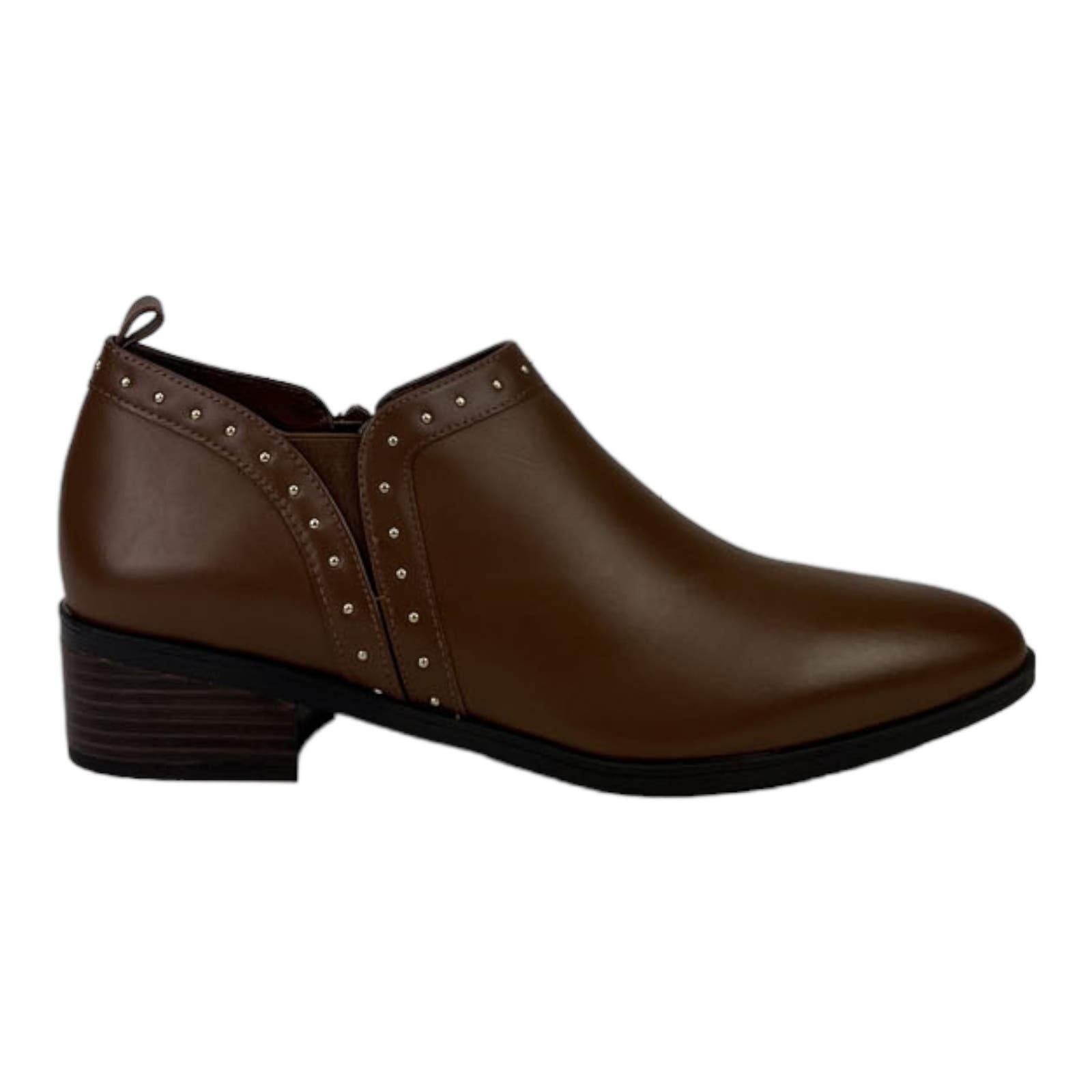 Bella Vita Women US 6.5 Dark Tan Brown Leather Ankle Boot Shoes