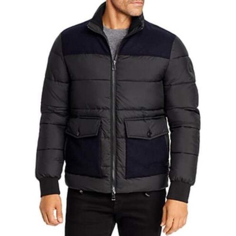 Michael Kors Men Black Heavy Puffer US XL Winter Quilted Jacket