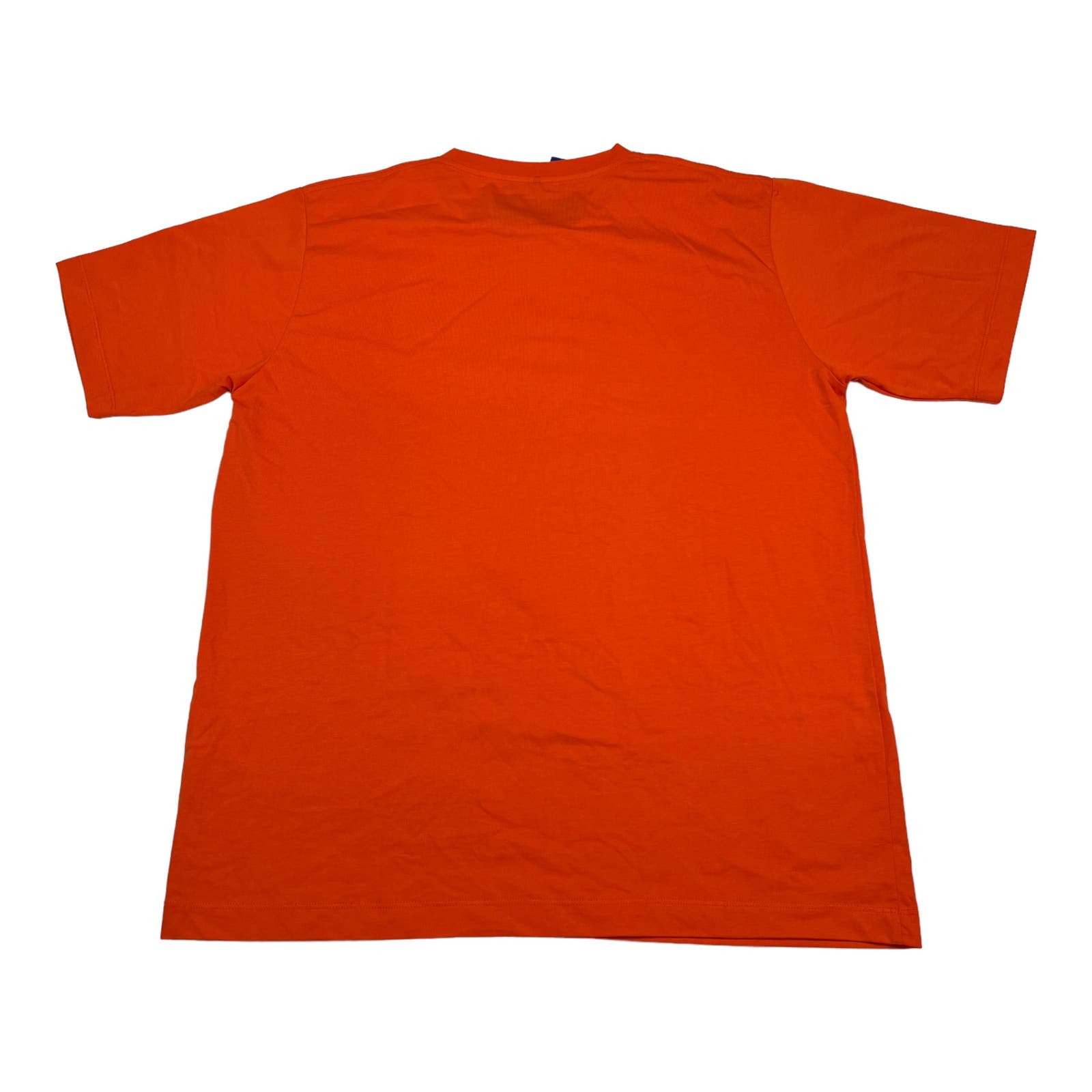 Etudes Unisex Orange T-Shirt Crew US L Neck Short Sleeve