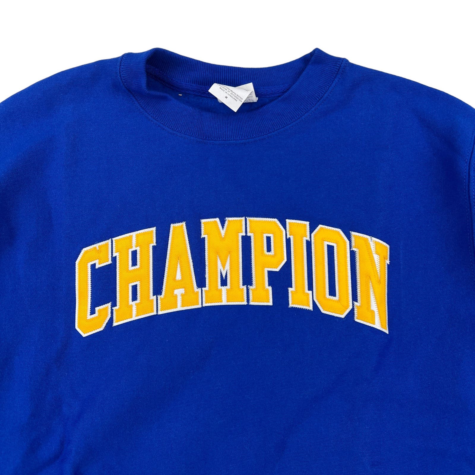 Champion Men Blue Sweatshirt US M Crew Neck Fleece