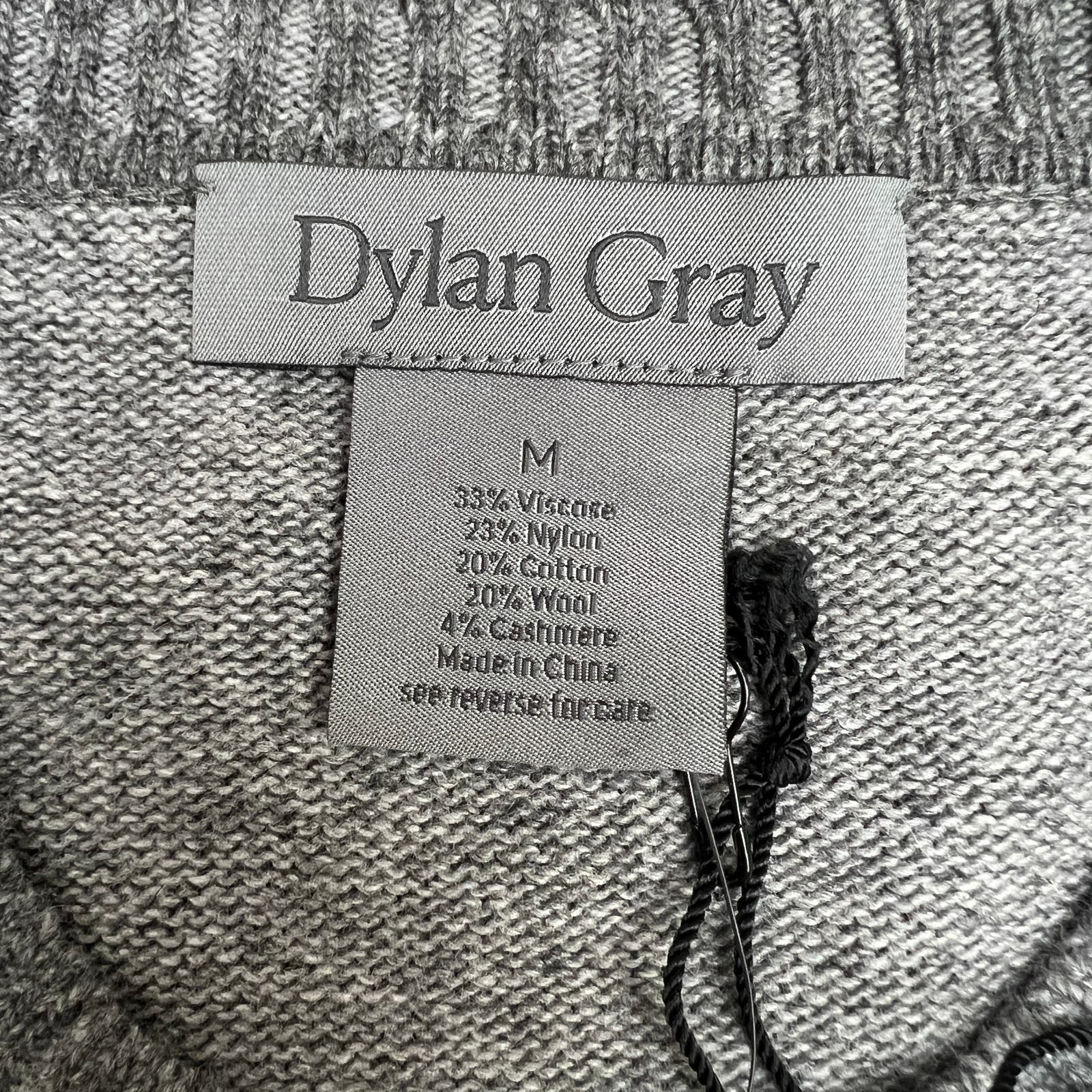 Dylan Gray Men Crewneck Wool US M Cashmere Sweatshirt