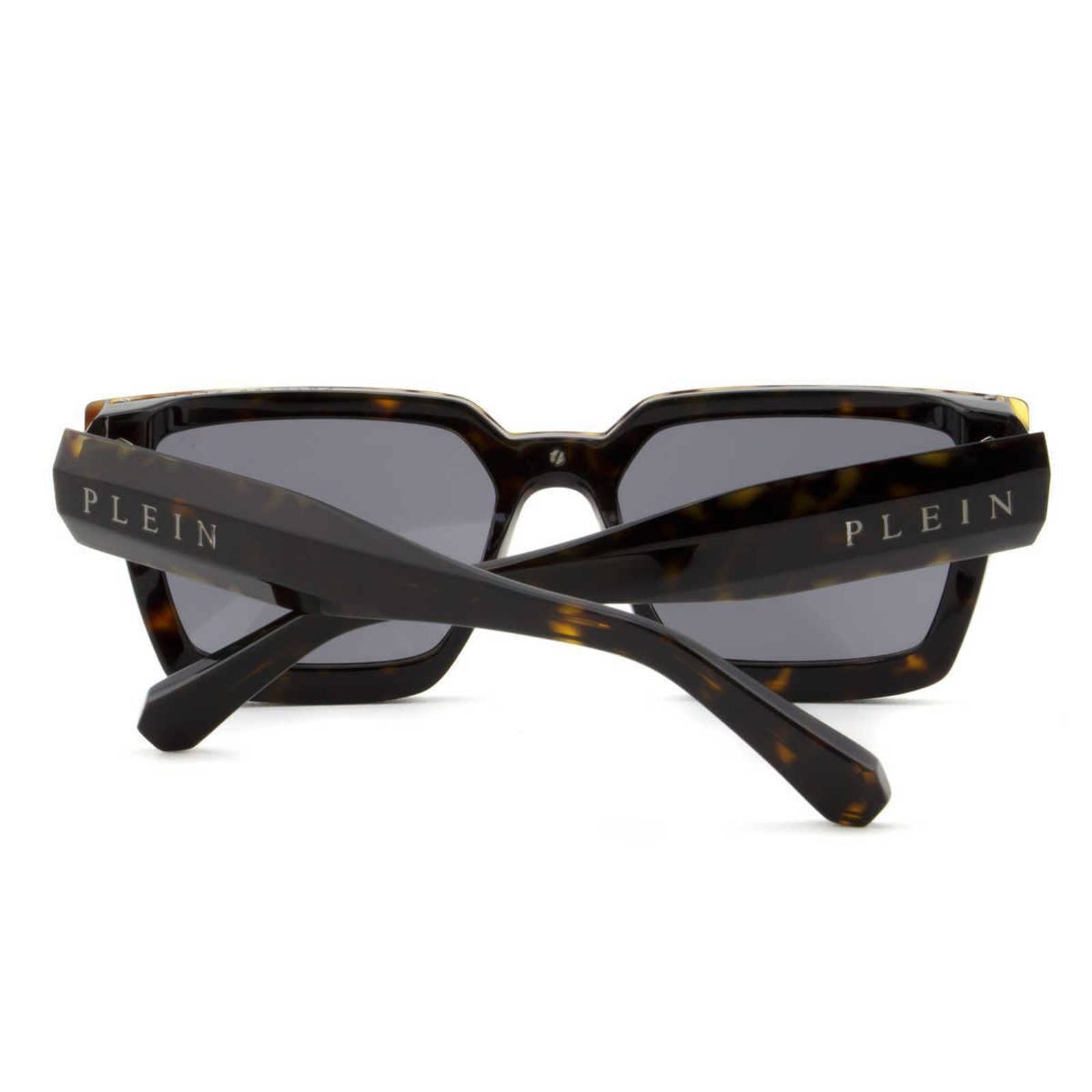 Men Havana Brown Square Sunglasses SPP005M-722X