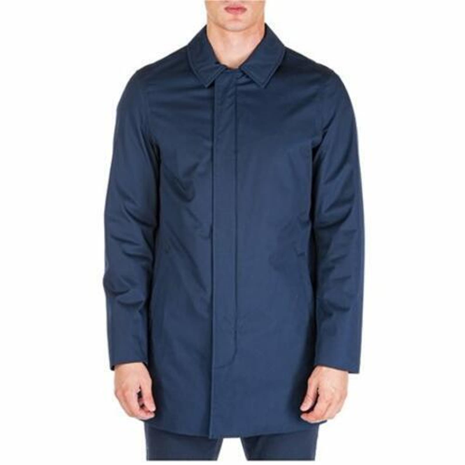 Michael Kors Men Midnight Blue Jacket US S Waterproof Coat