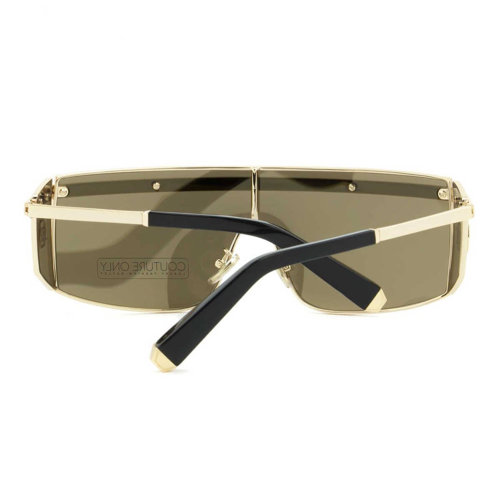 Women Gold Shield Sunglasses SPP013M-300G